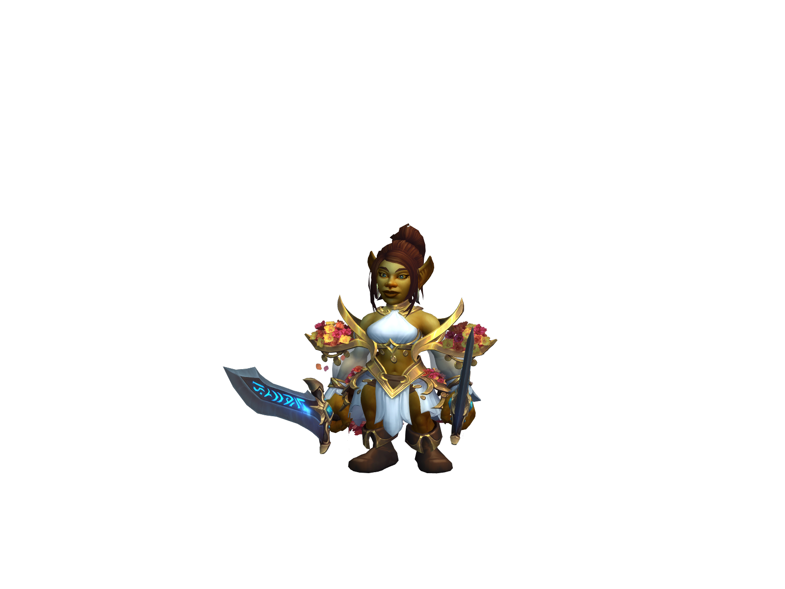 Azurethos 3D character render