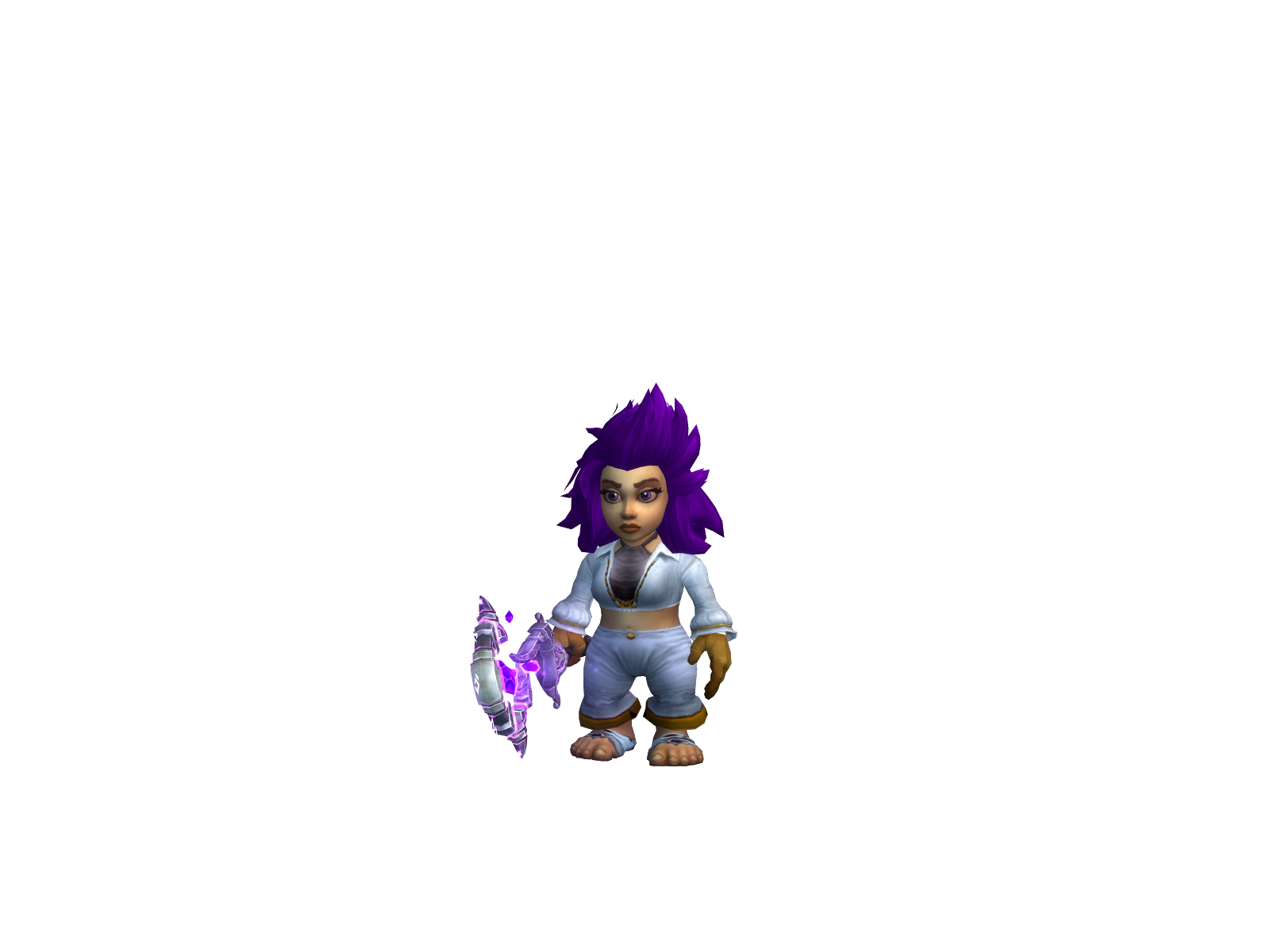 Fabzheals 3D character render