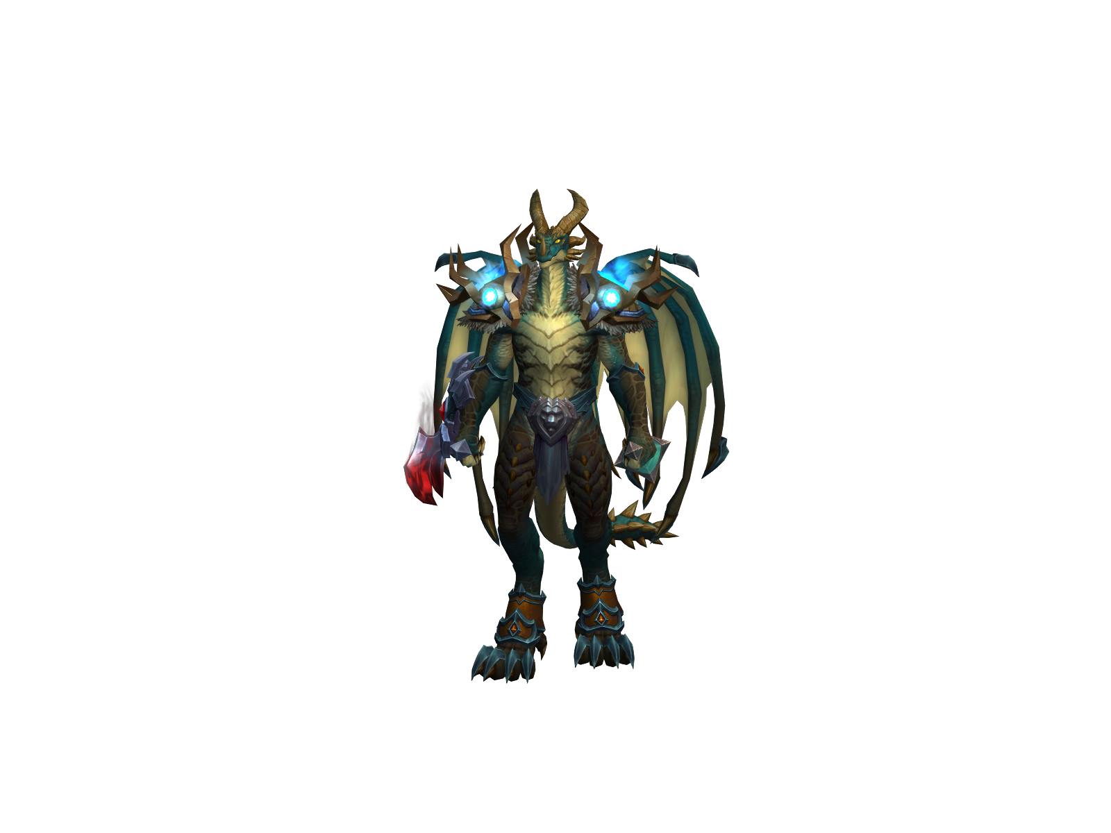 Alatreon 3D character render