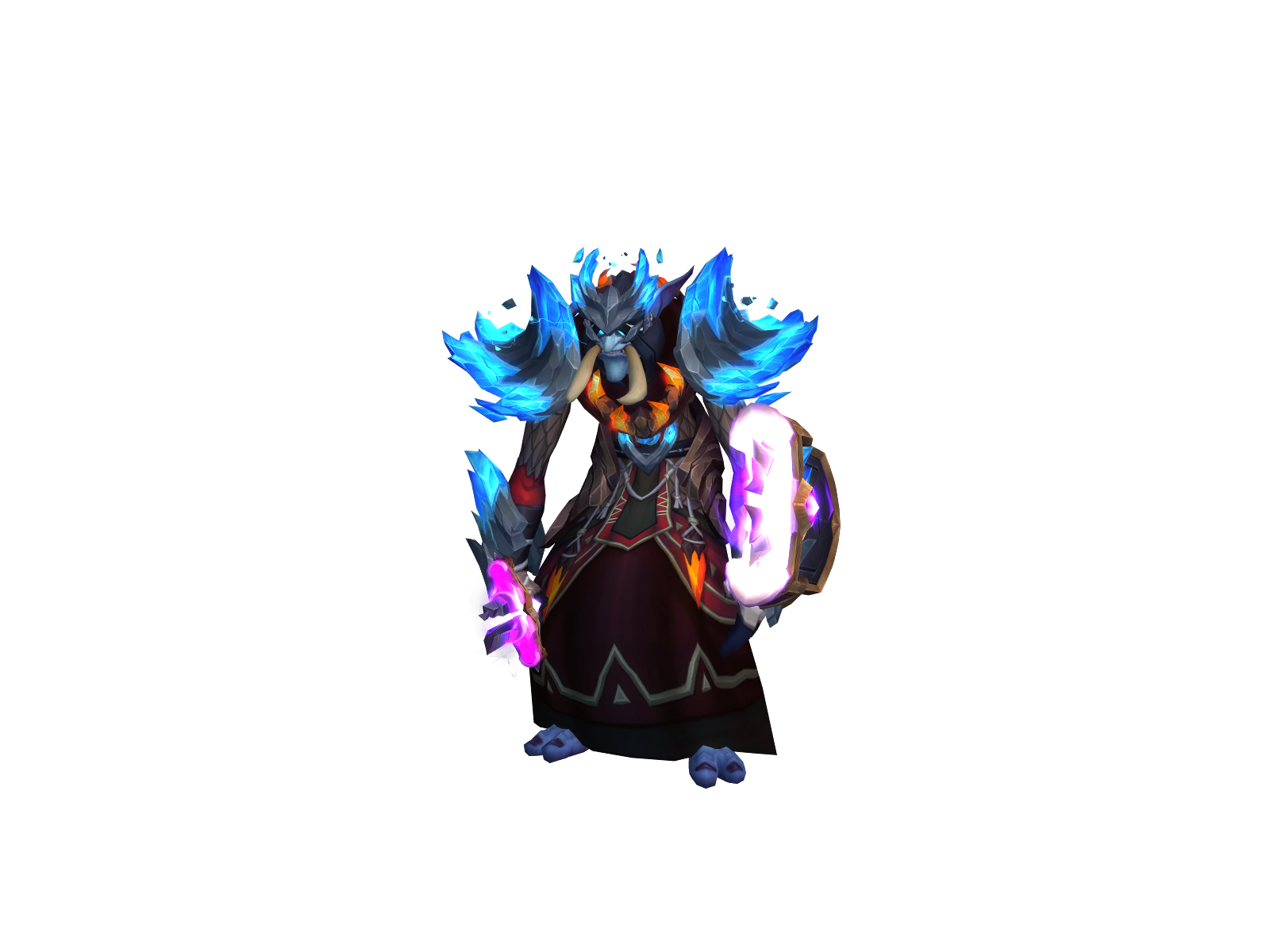 Bluemix 3D character render