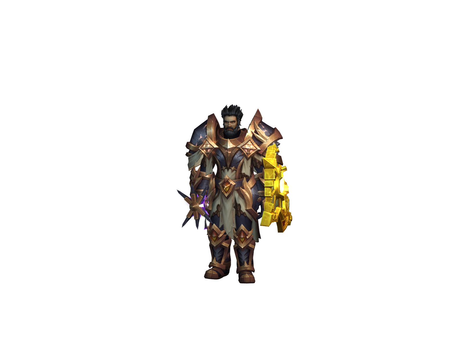 Inquisição 3D character render