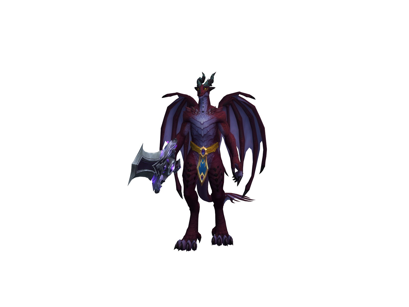 Drakhealer 3D character render