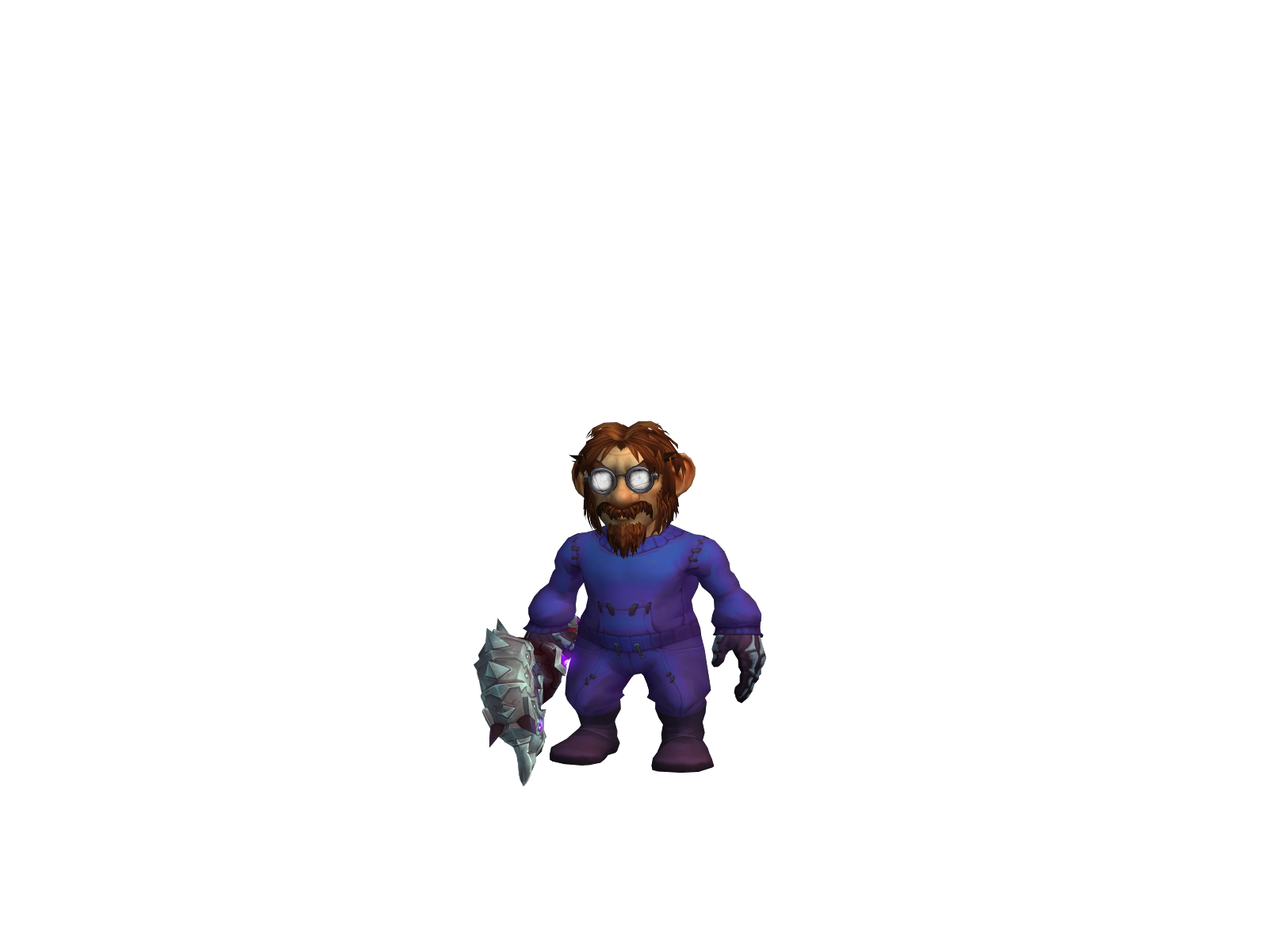 Pummelpete 3D character render