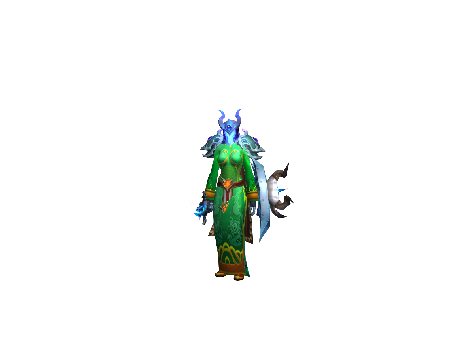 Kitka 3D character render