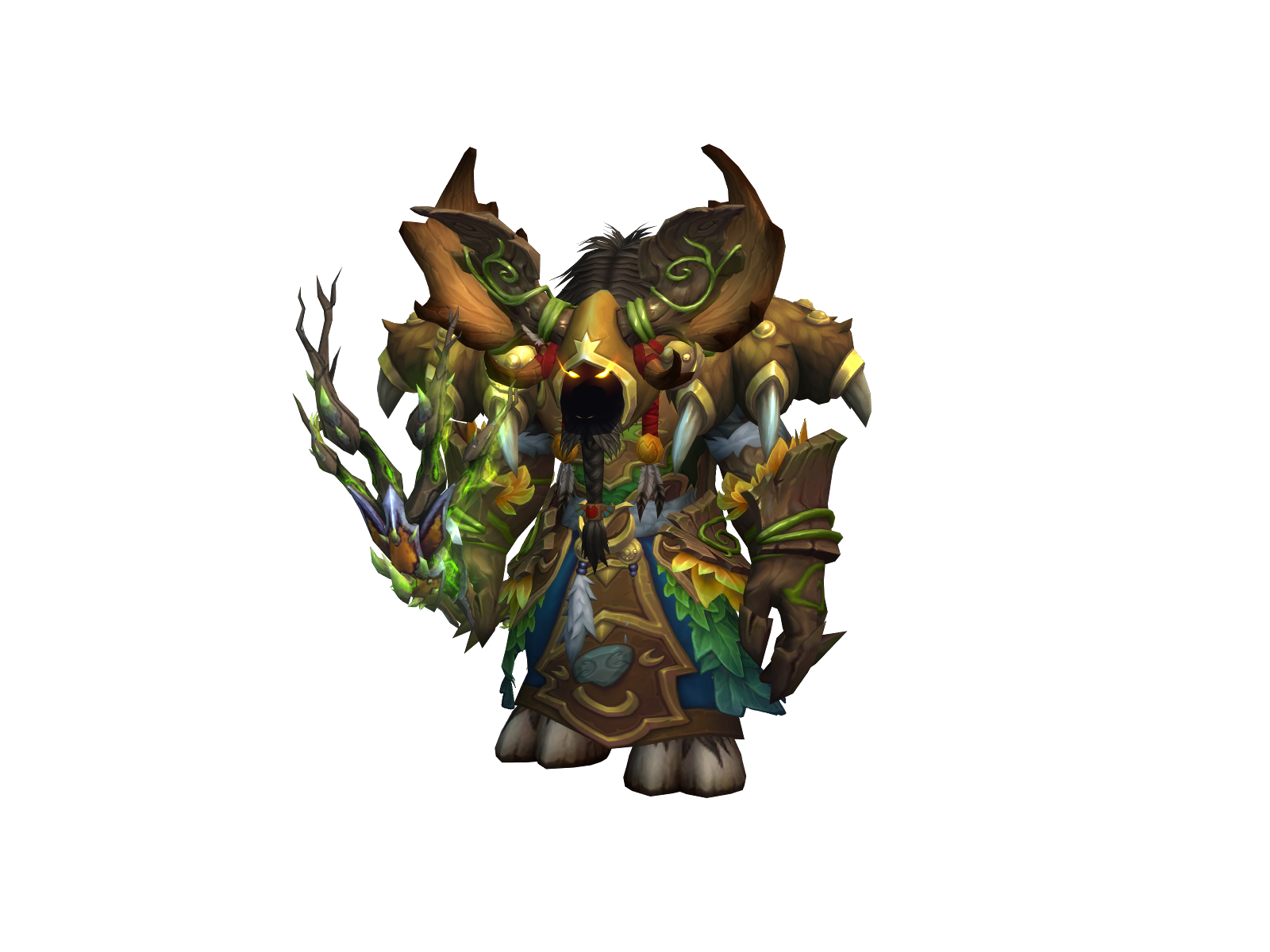 Chuba 3D character render