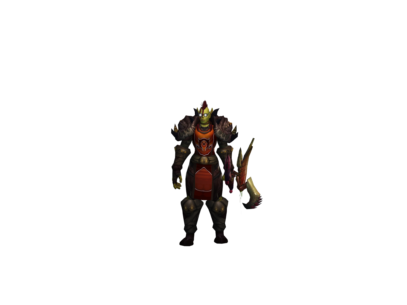 Ørk 3D character render