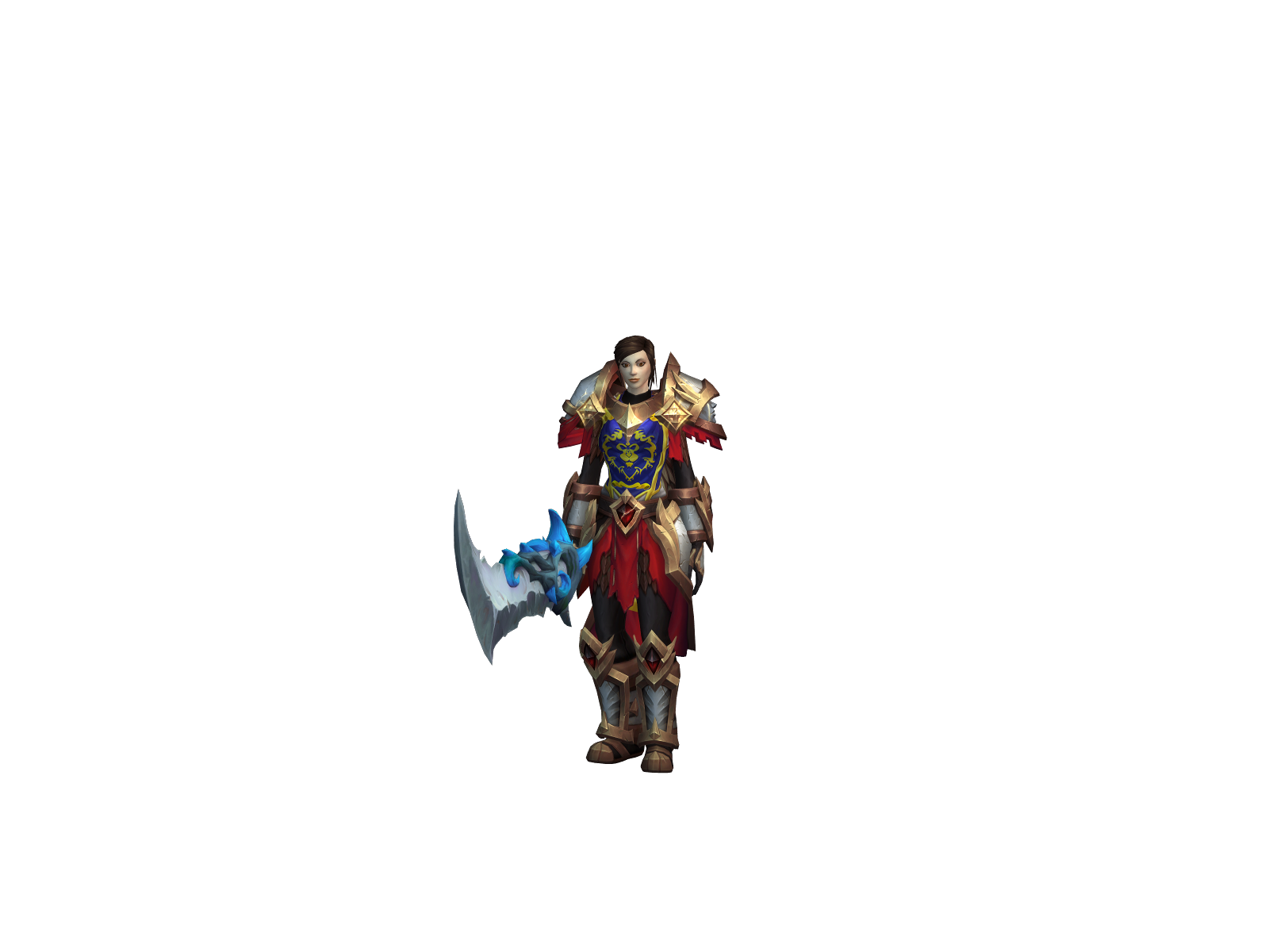 Эйва 3D character render