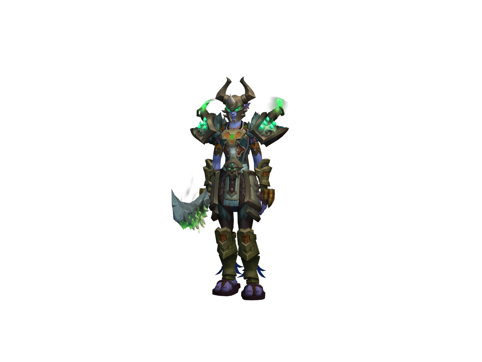 Империуска 3D character render