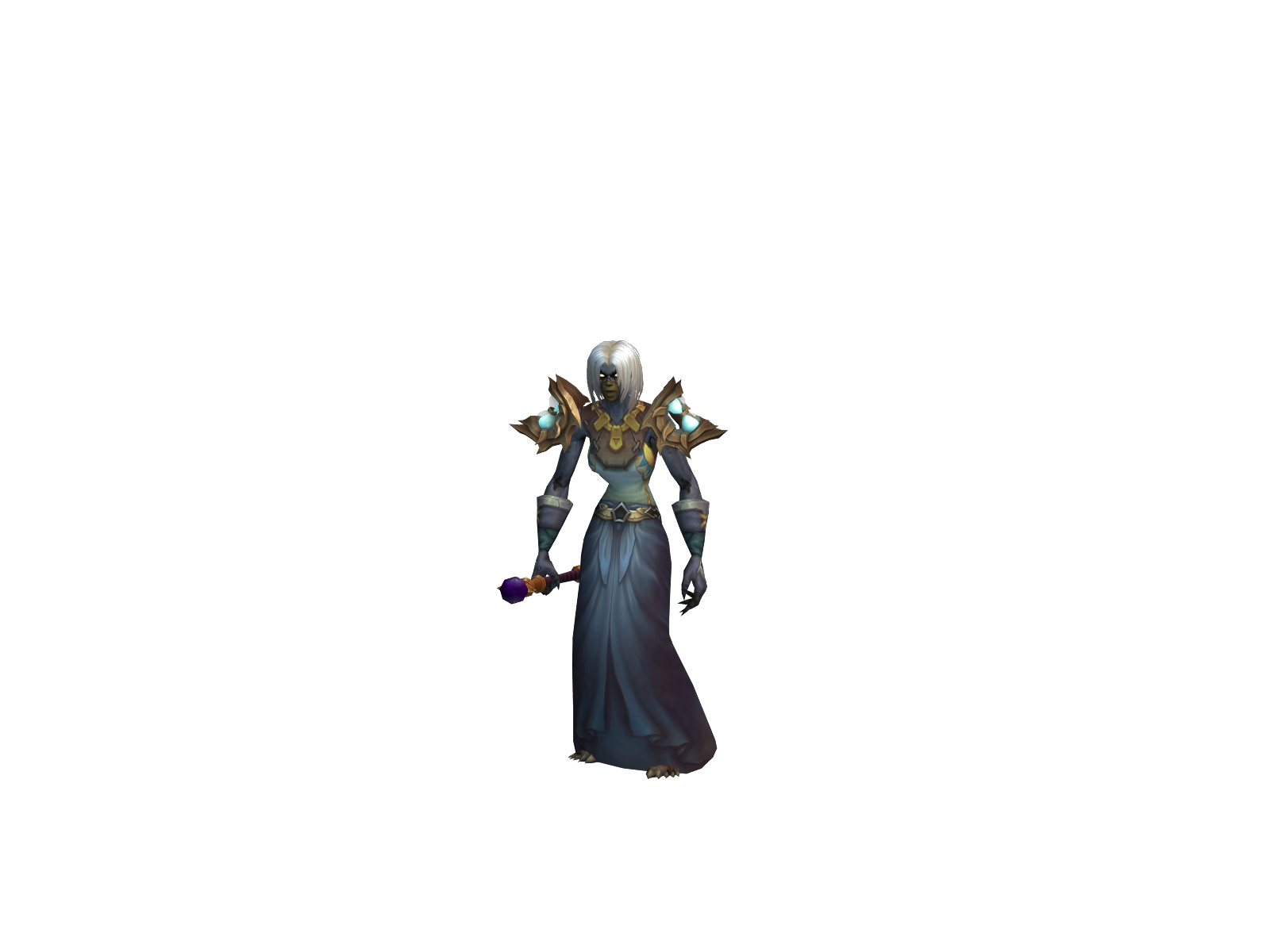 Надирала 3D character render