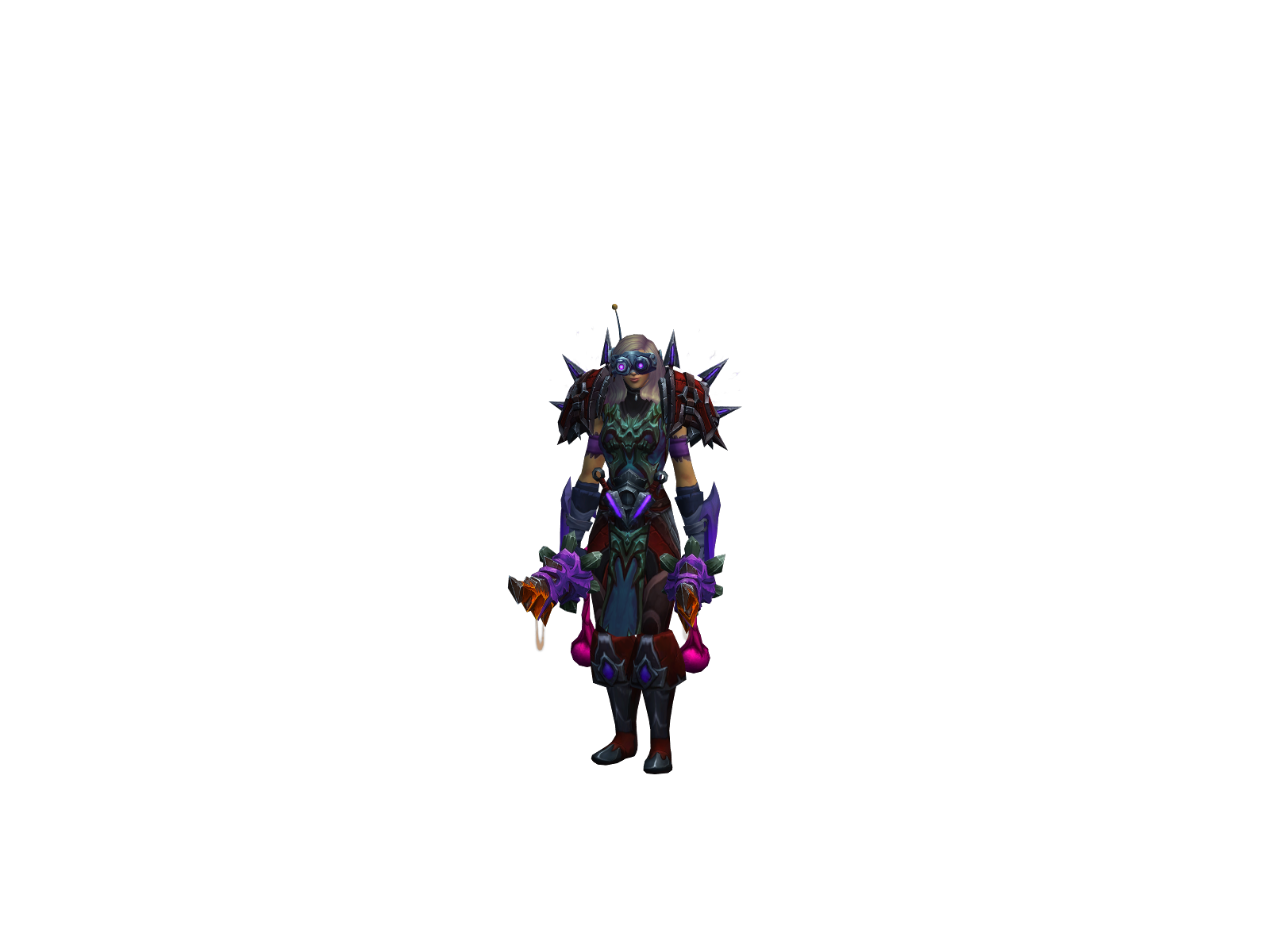 Тира 3D character render
