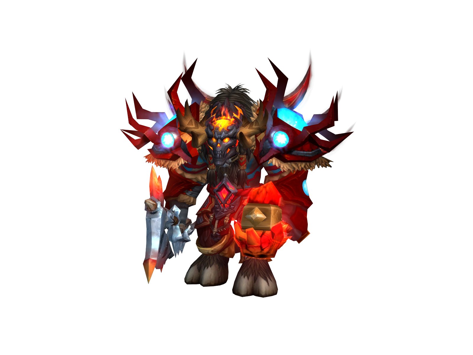Хоробрий 3D character render