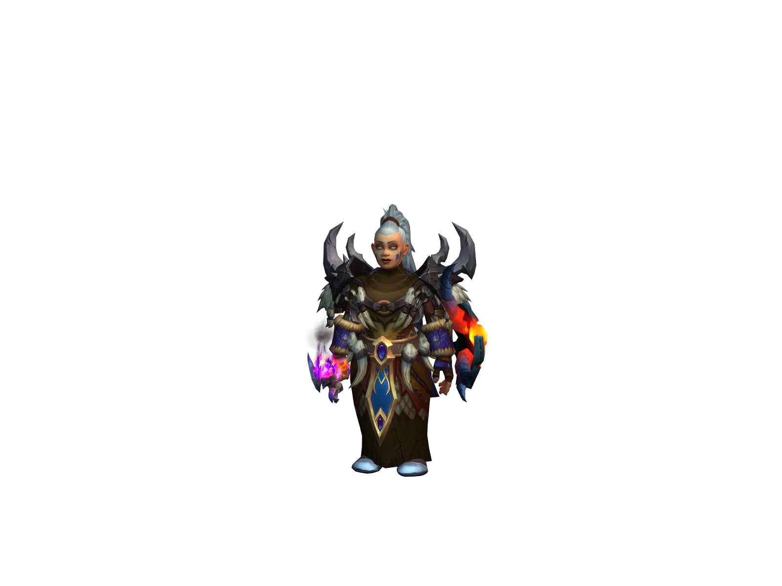 Фрактал 3D character render