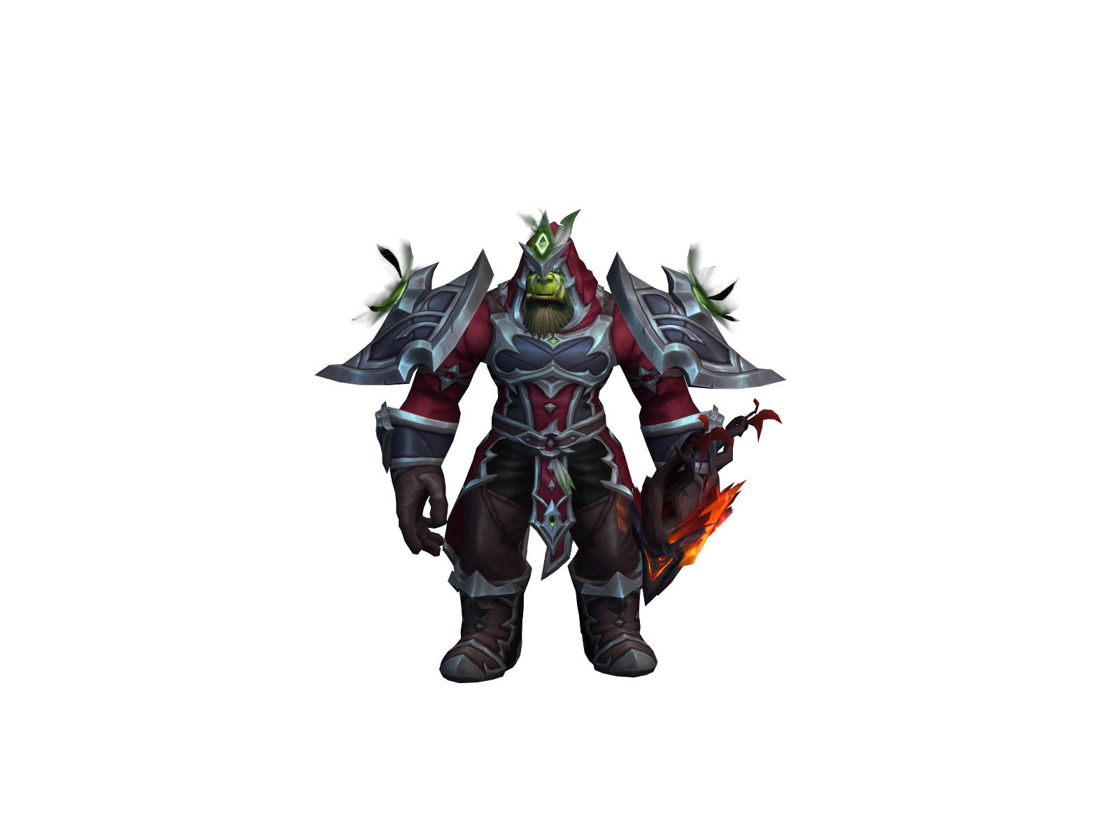 Могрин 3D character render