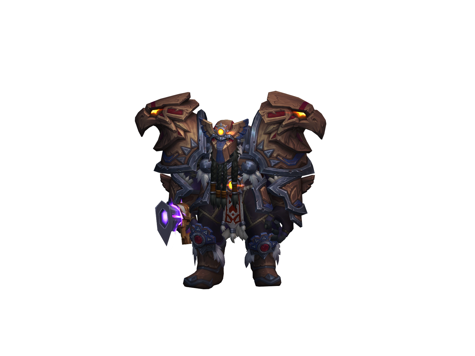 Rauhfell 3D character render