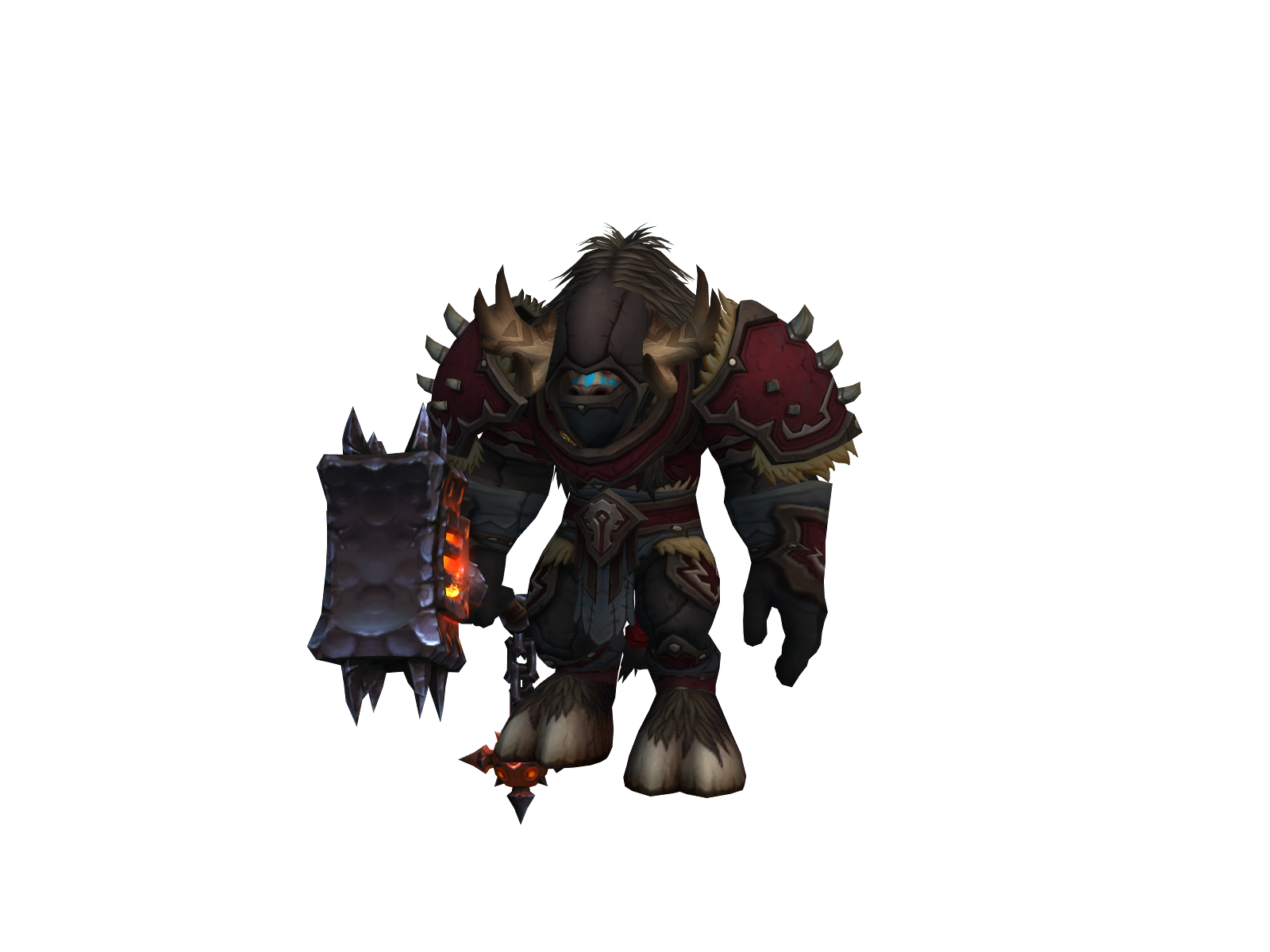 Milfurion 3D character render