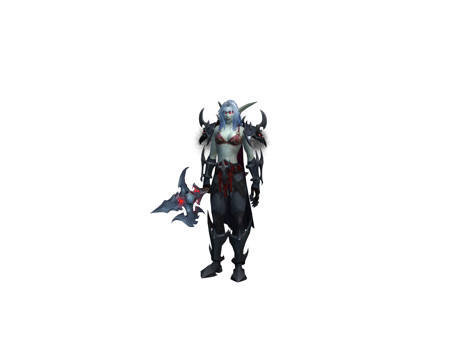 Darkkness 3D character render
