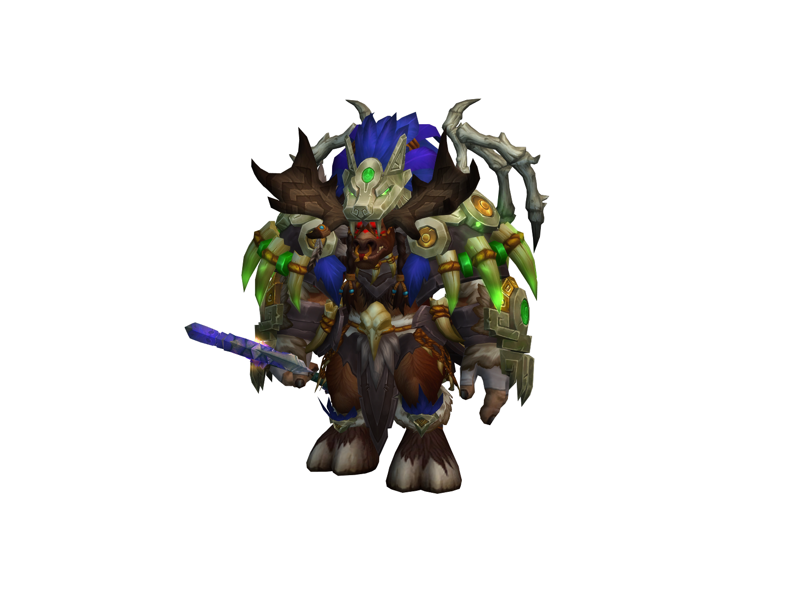 Miumaumou 3D character render