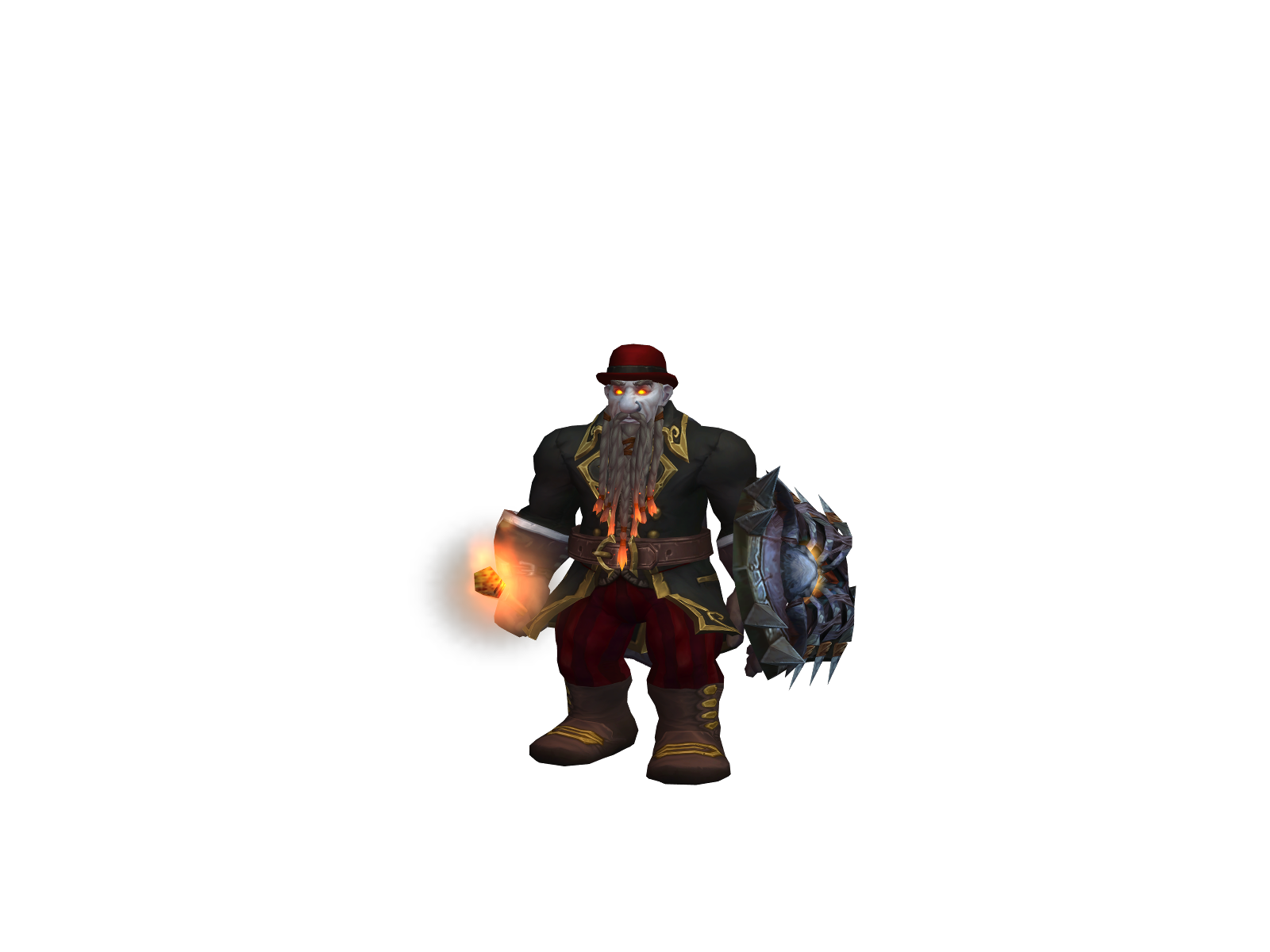 Crâde 3D character render