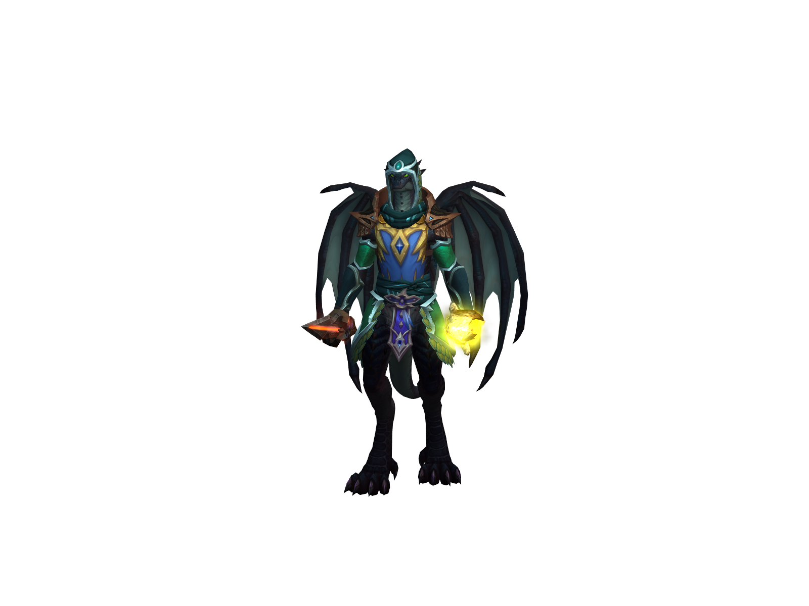 Pandasdragon character render