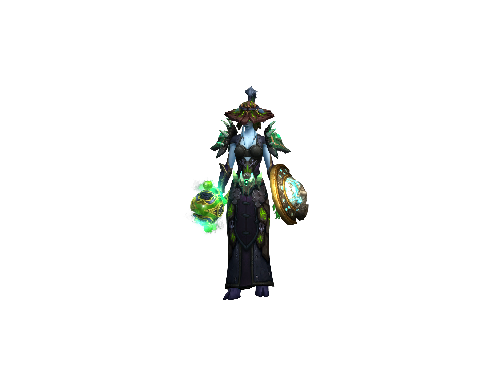 Qauter 3D character render