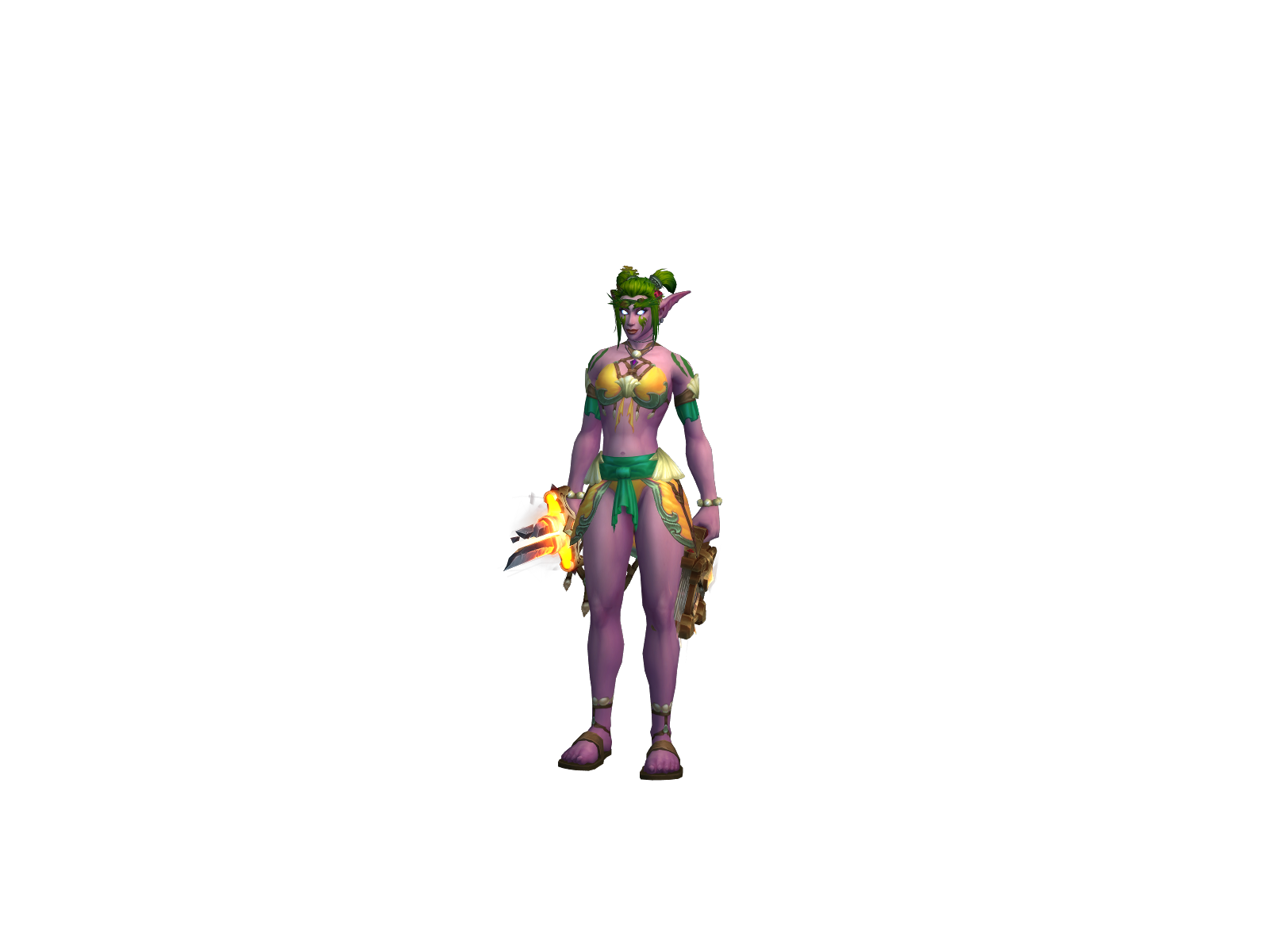 Glun 3D character render