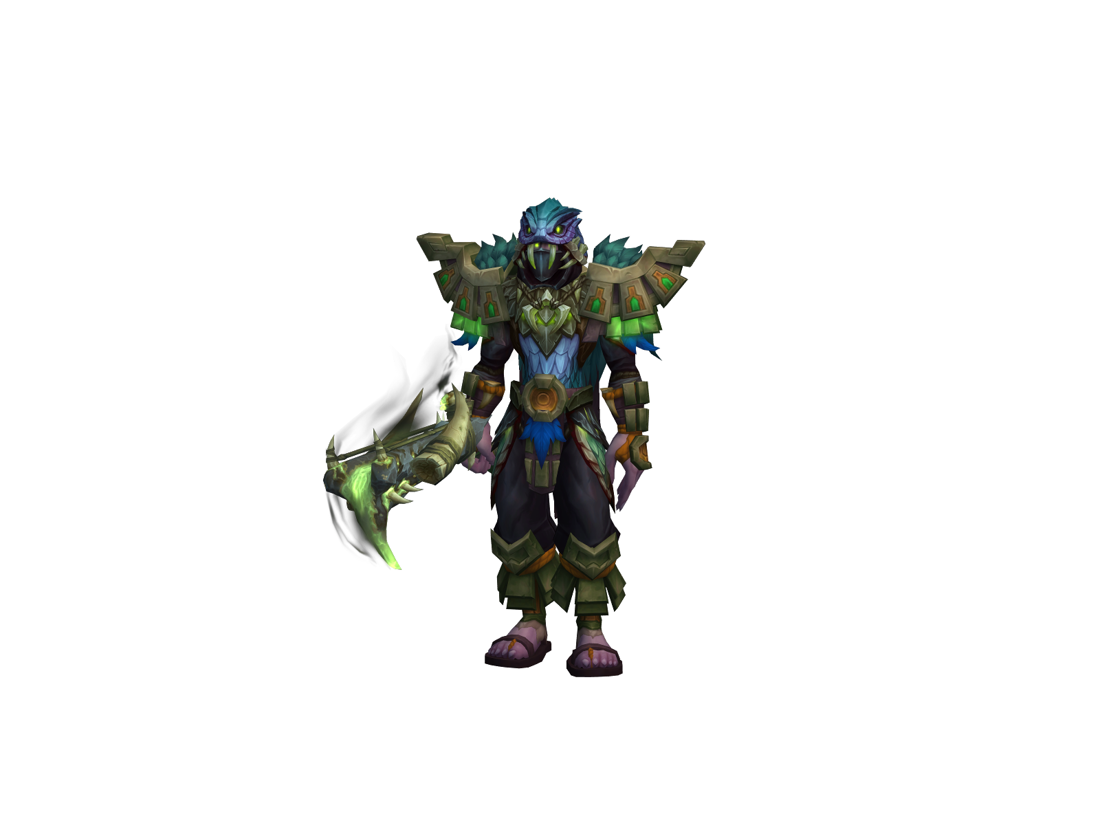 Zaro 3D character render