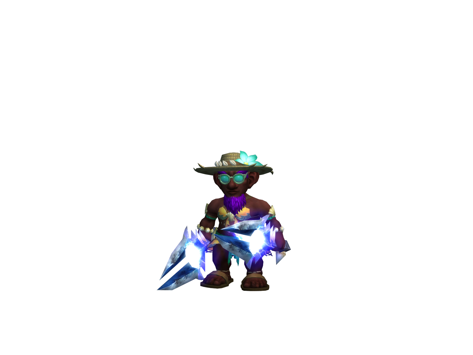 Skives 3D character render