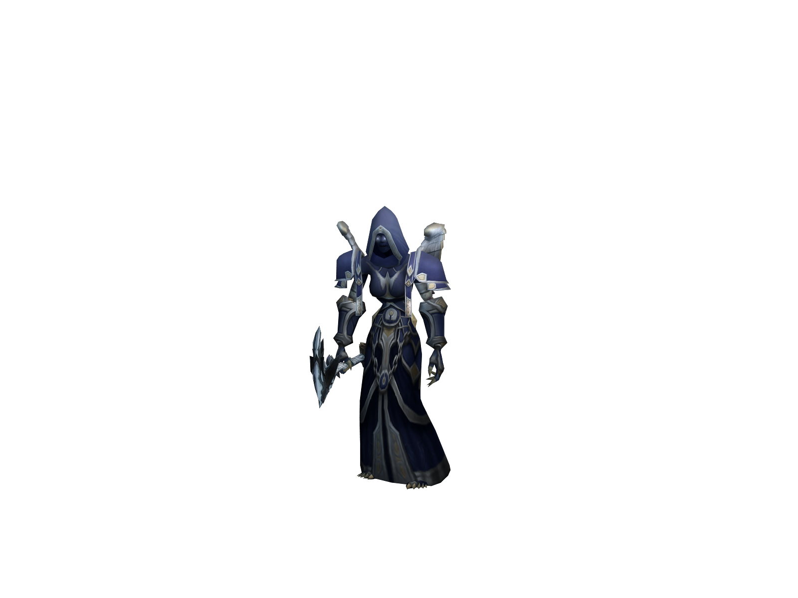 Nun 3D character render