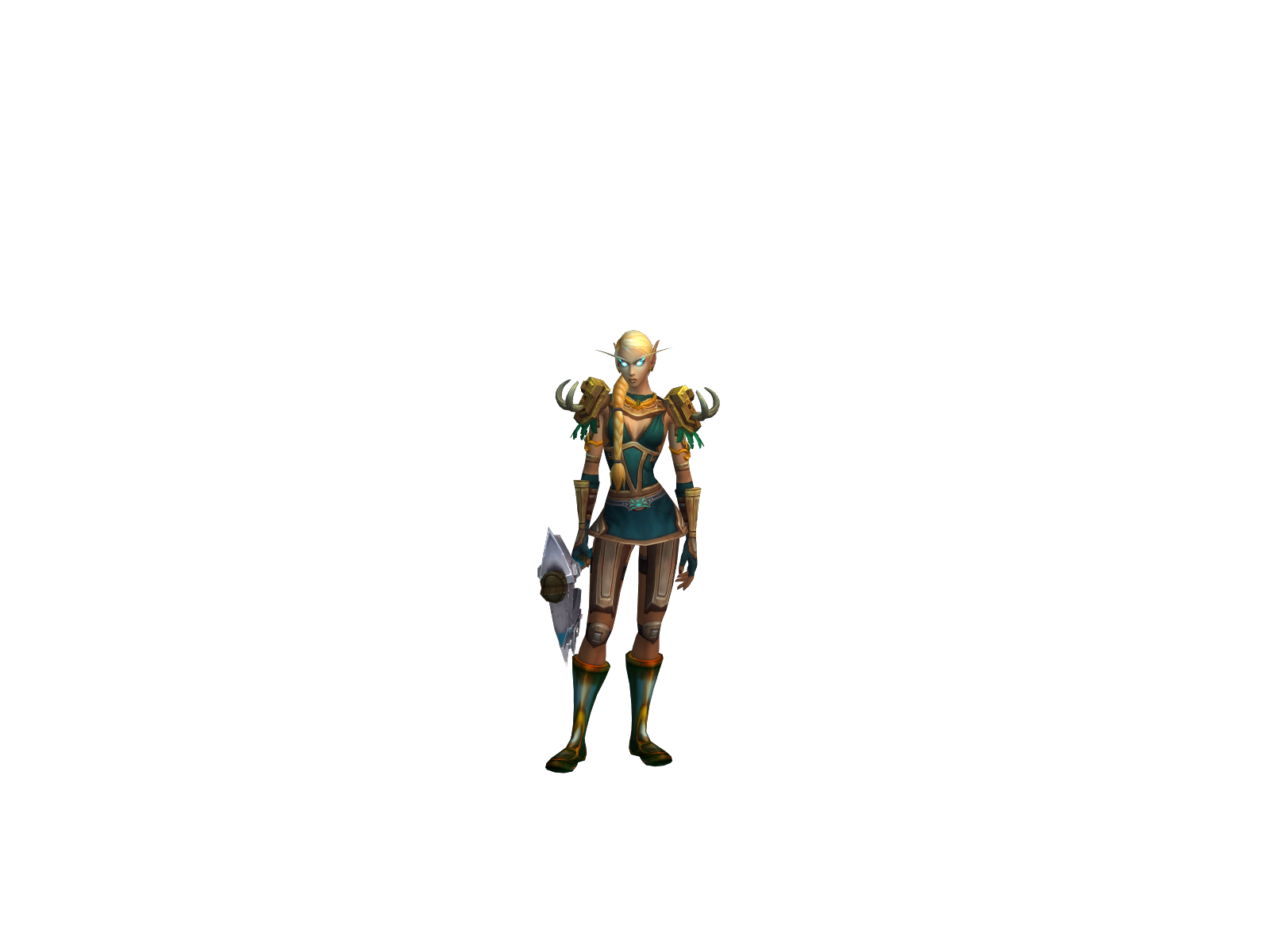 Violente 3D character render