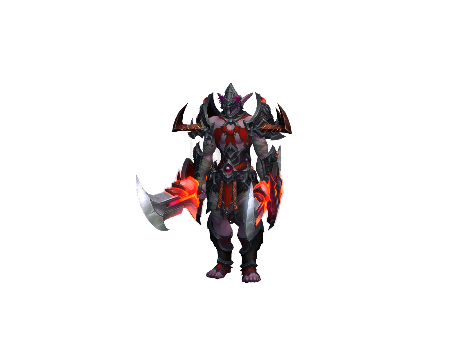 Darkhin 3D character render
