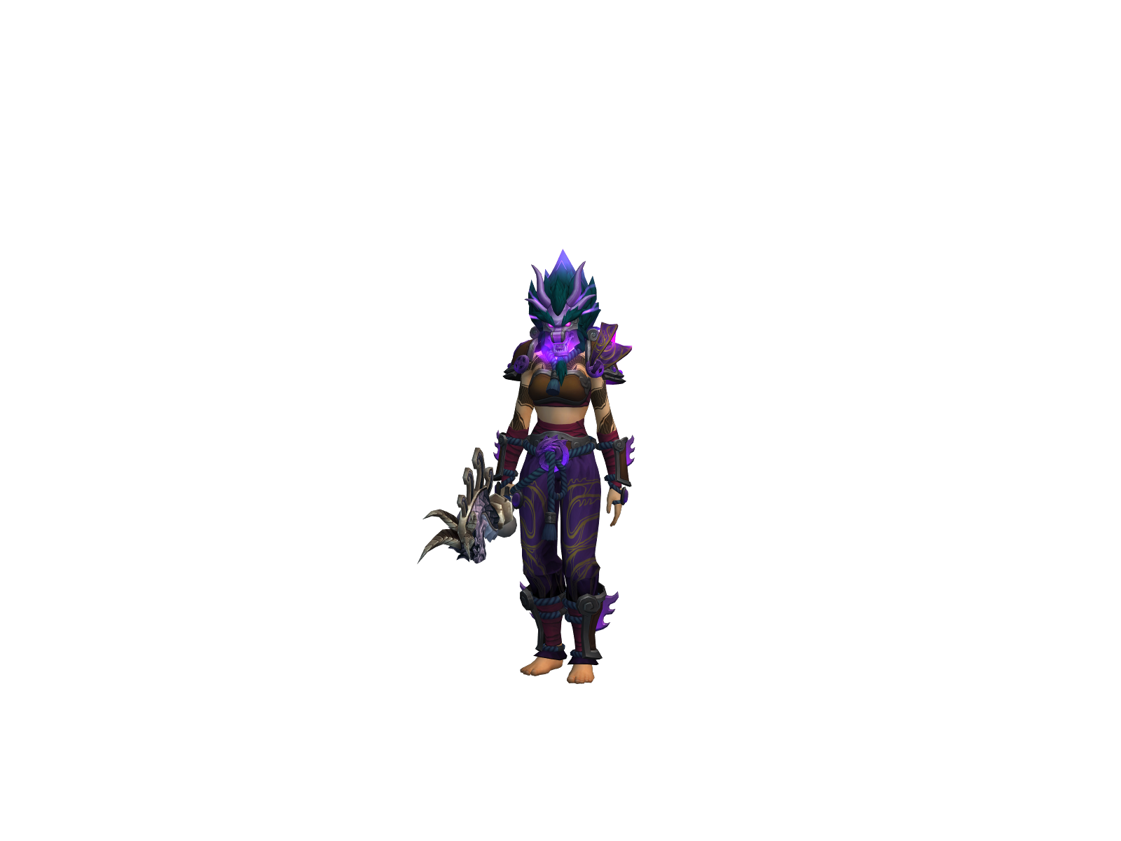 Hashira 3D character render