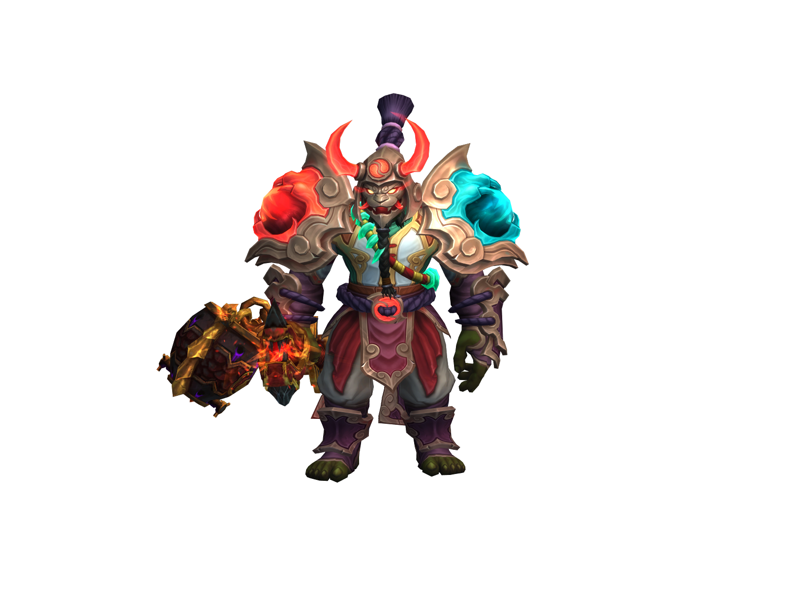 Кеторнак 3D character render