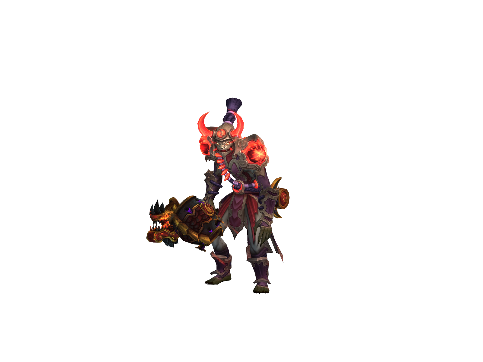 Монахмертвец 3D character render
