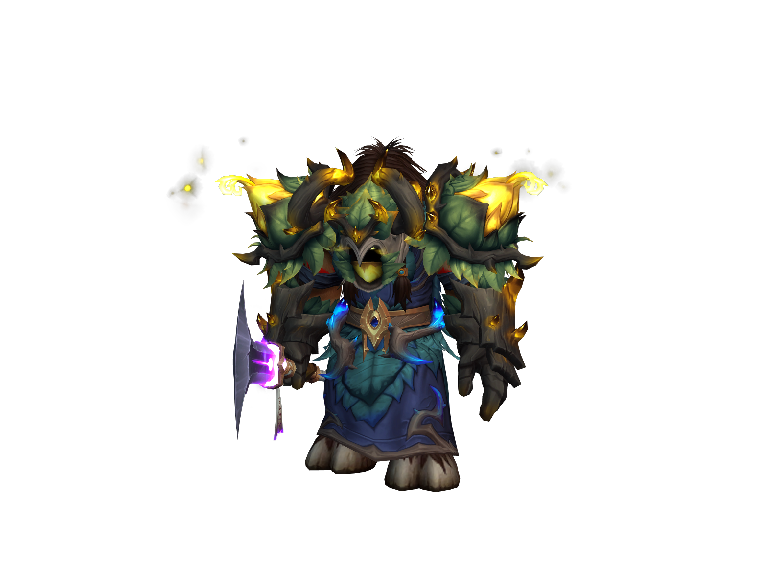 Потужжний 3D character render