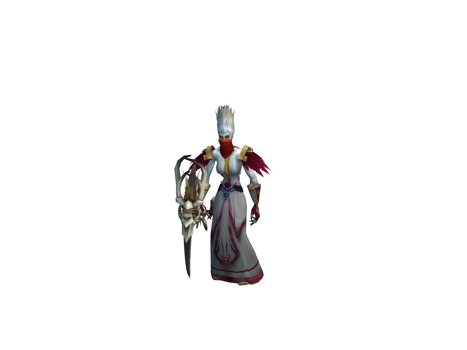 Йаперок 3D character render