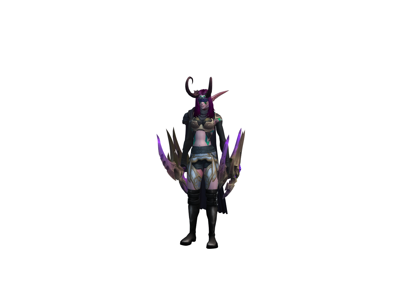 Саррали 3D character render