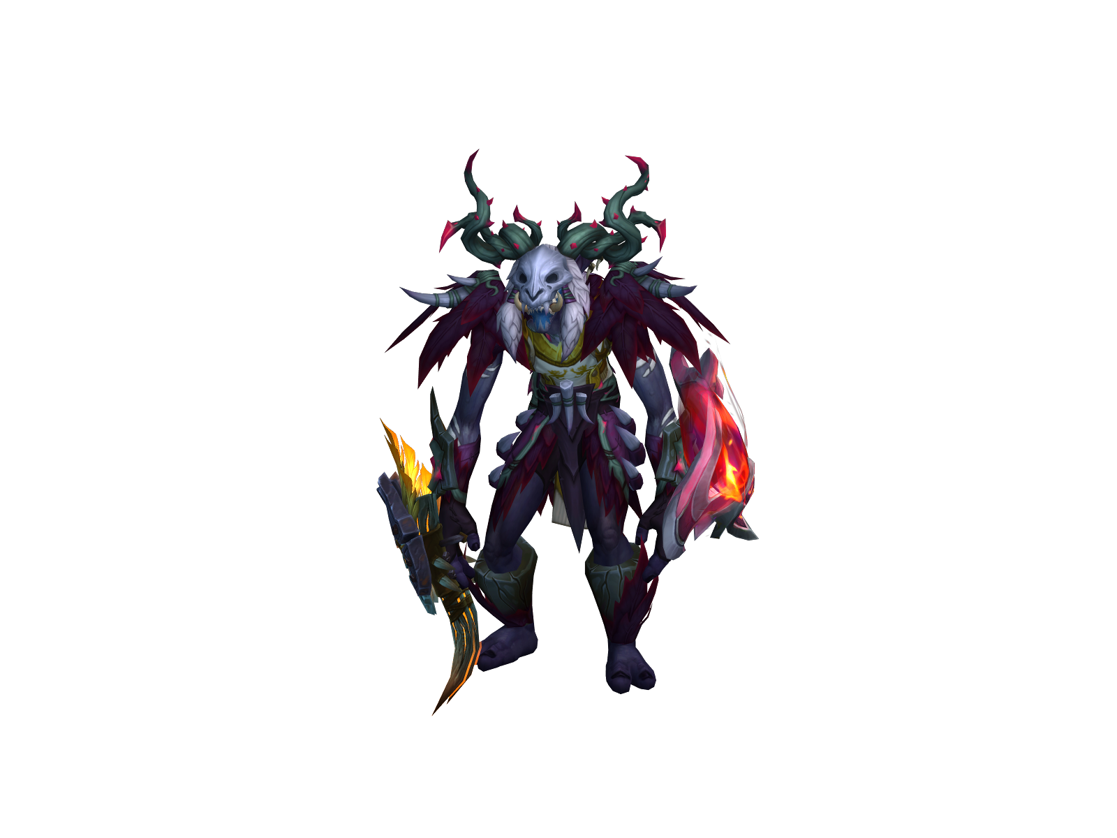 Гирр 3D character render