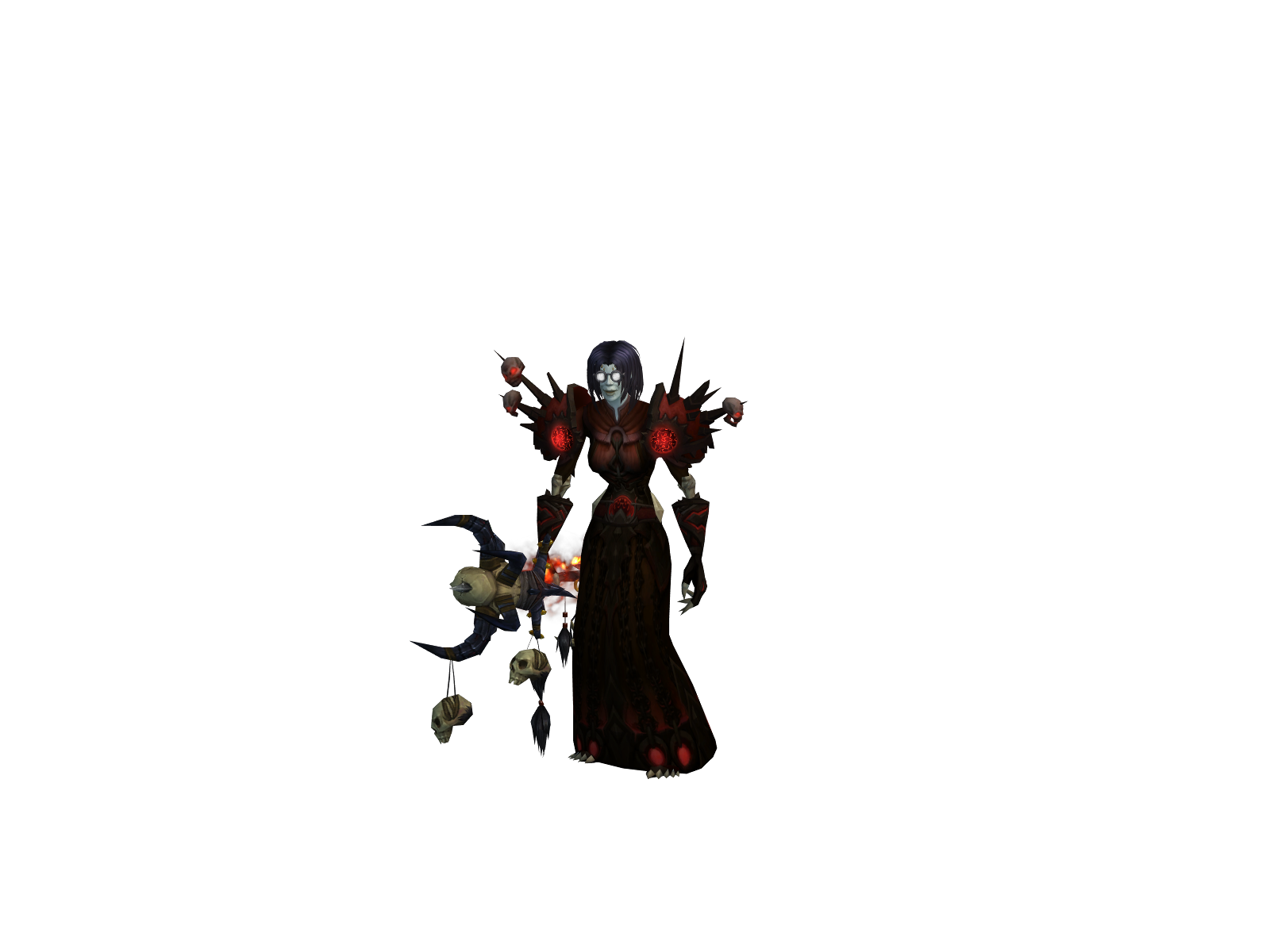Хезру 3D character render