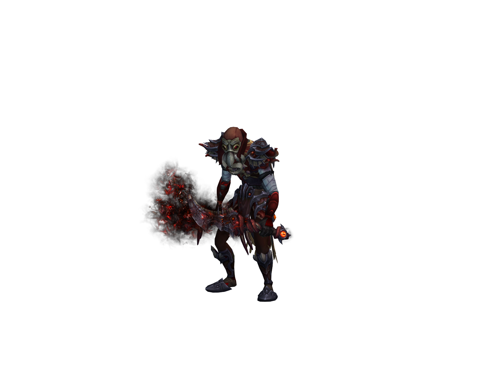 Курога 3D character render