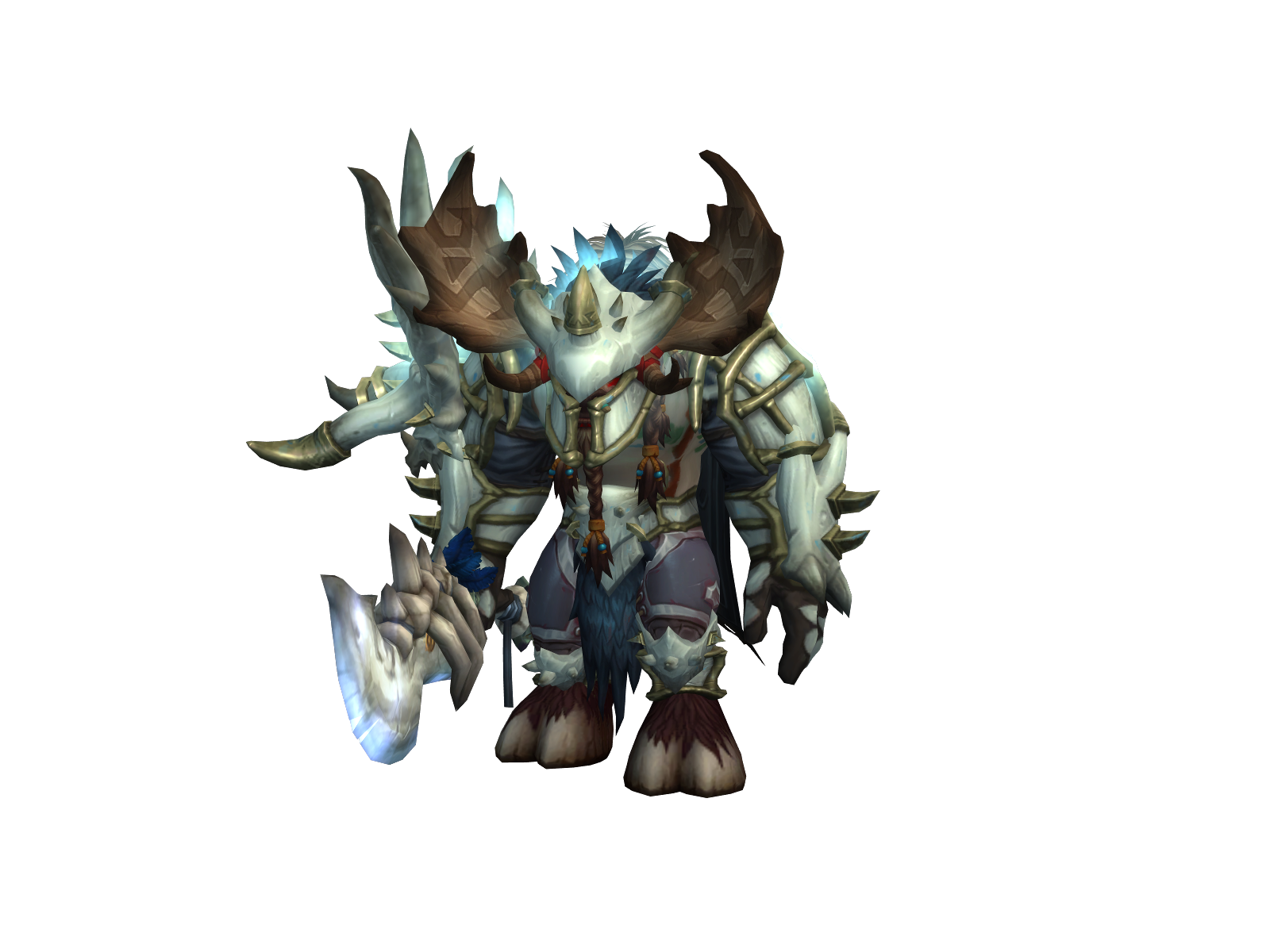 Варбрюс 3D character render