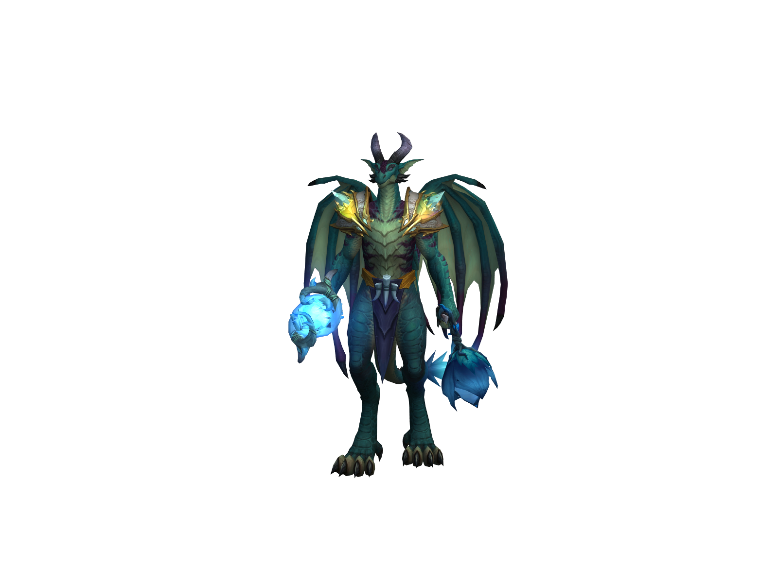 Олоро 3D character render
