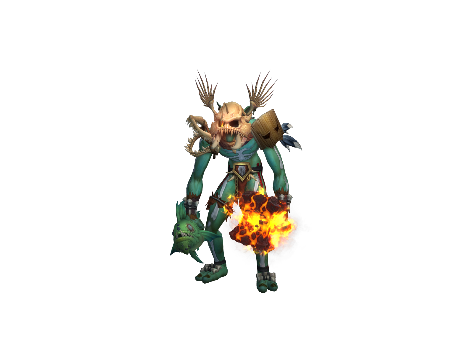 Вудутайд 3D character render