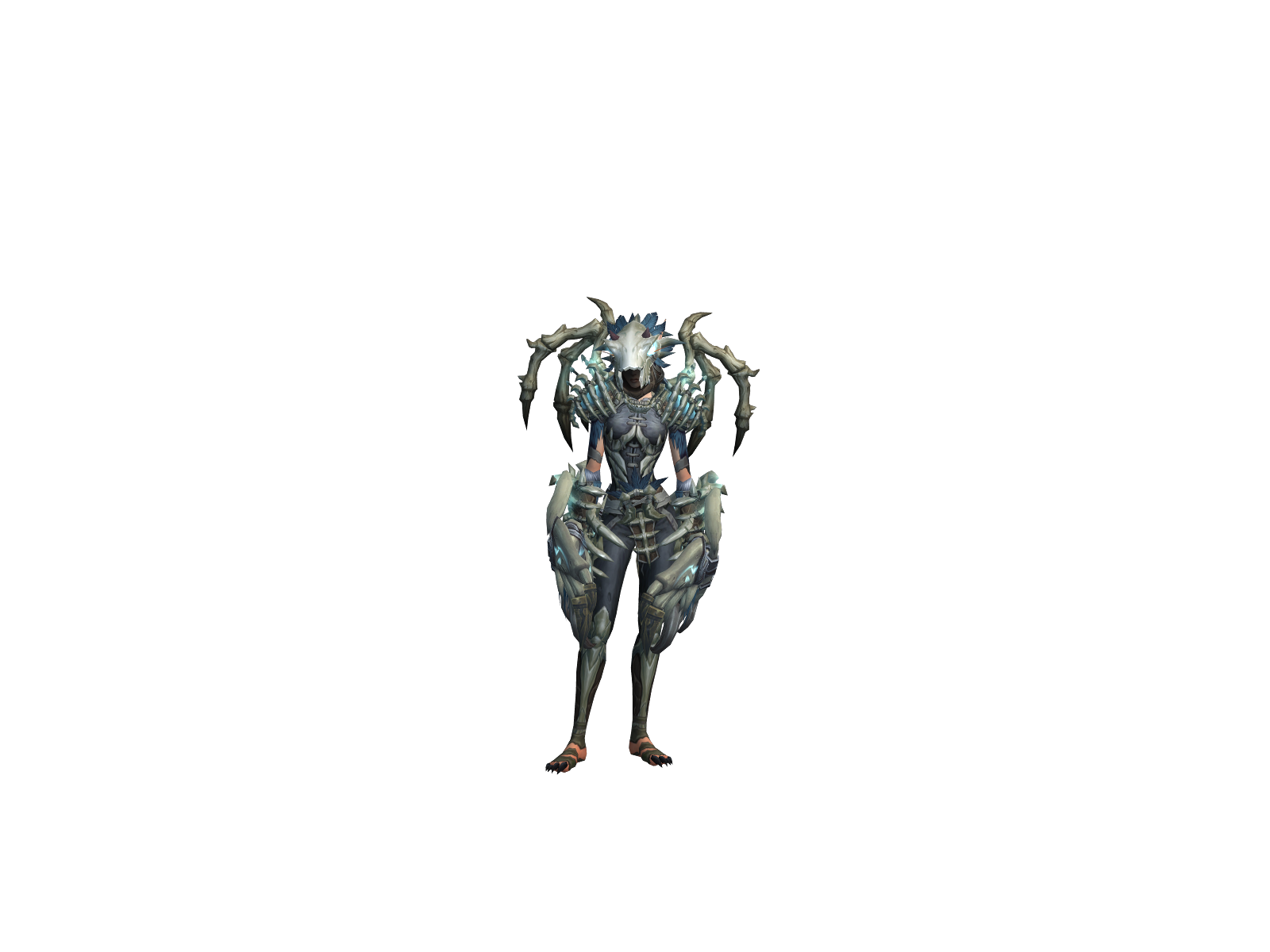 Кощкажена 3D character render