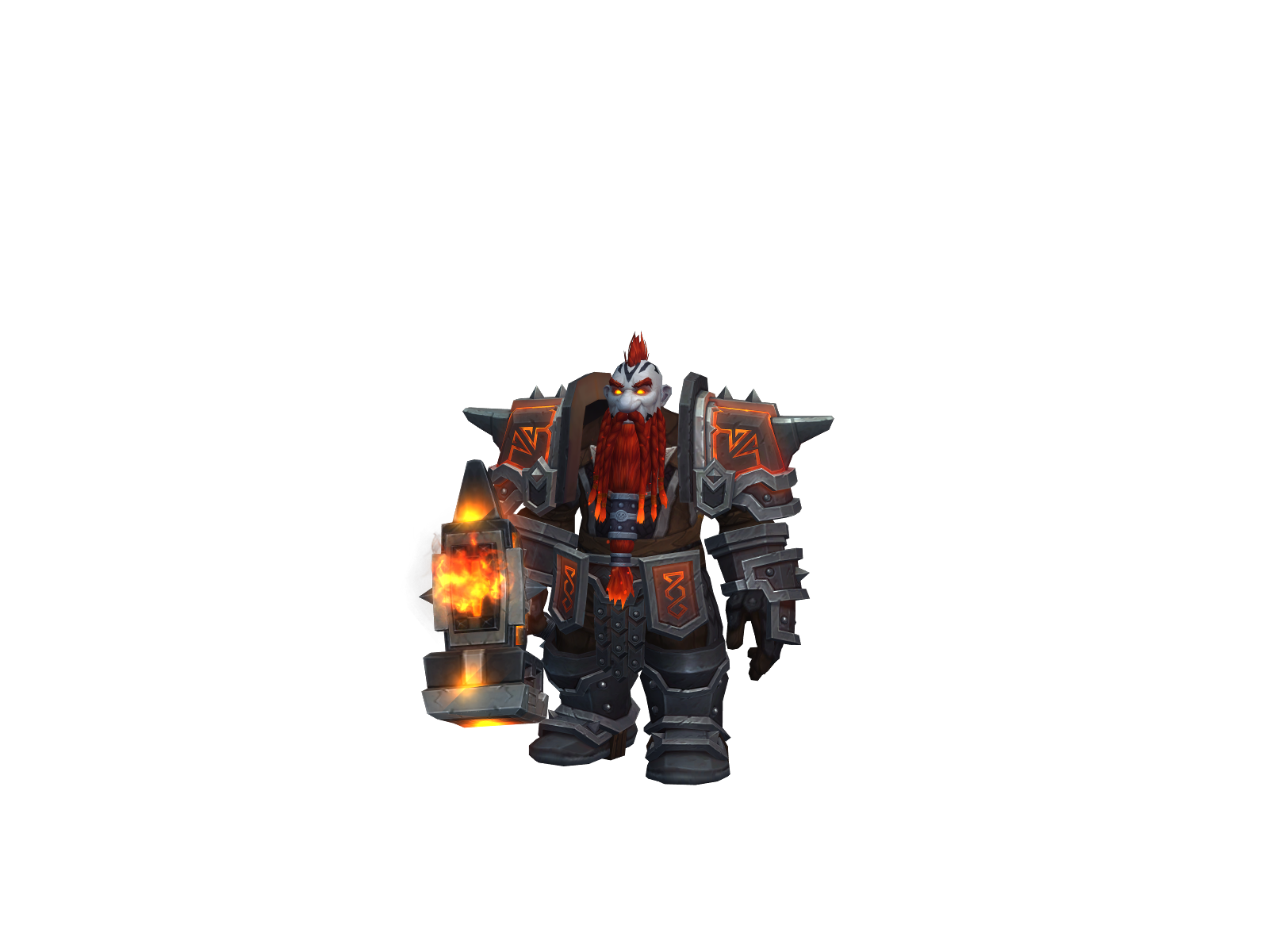Огнедор 3D character render