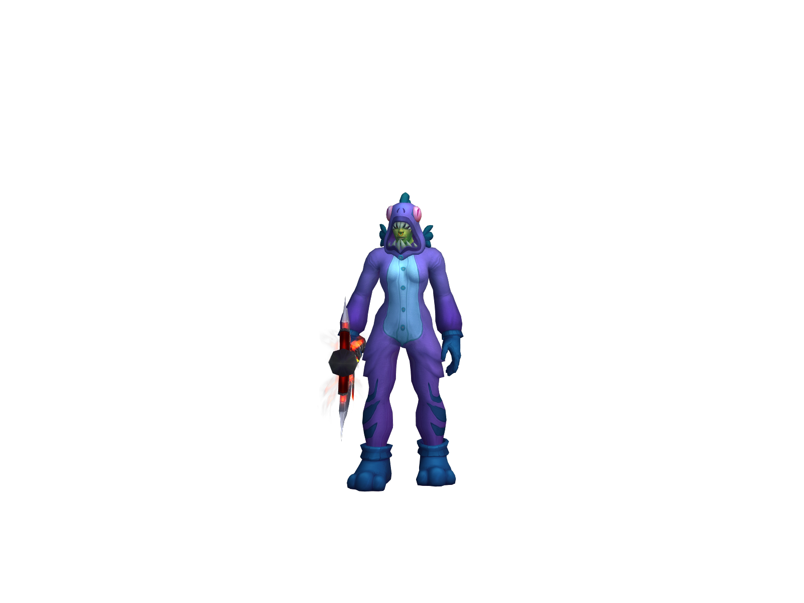 Мирейджх 3D character render