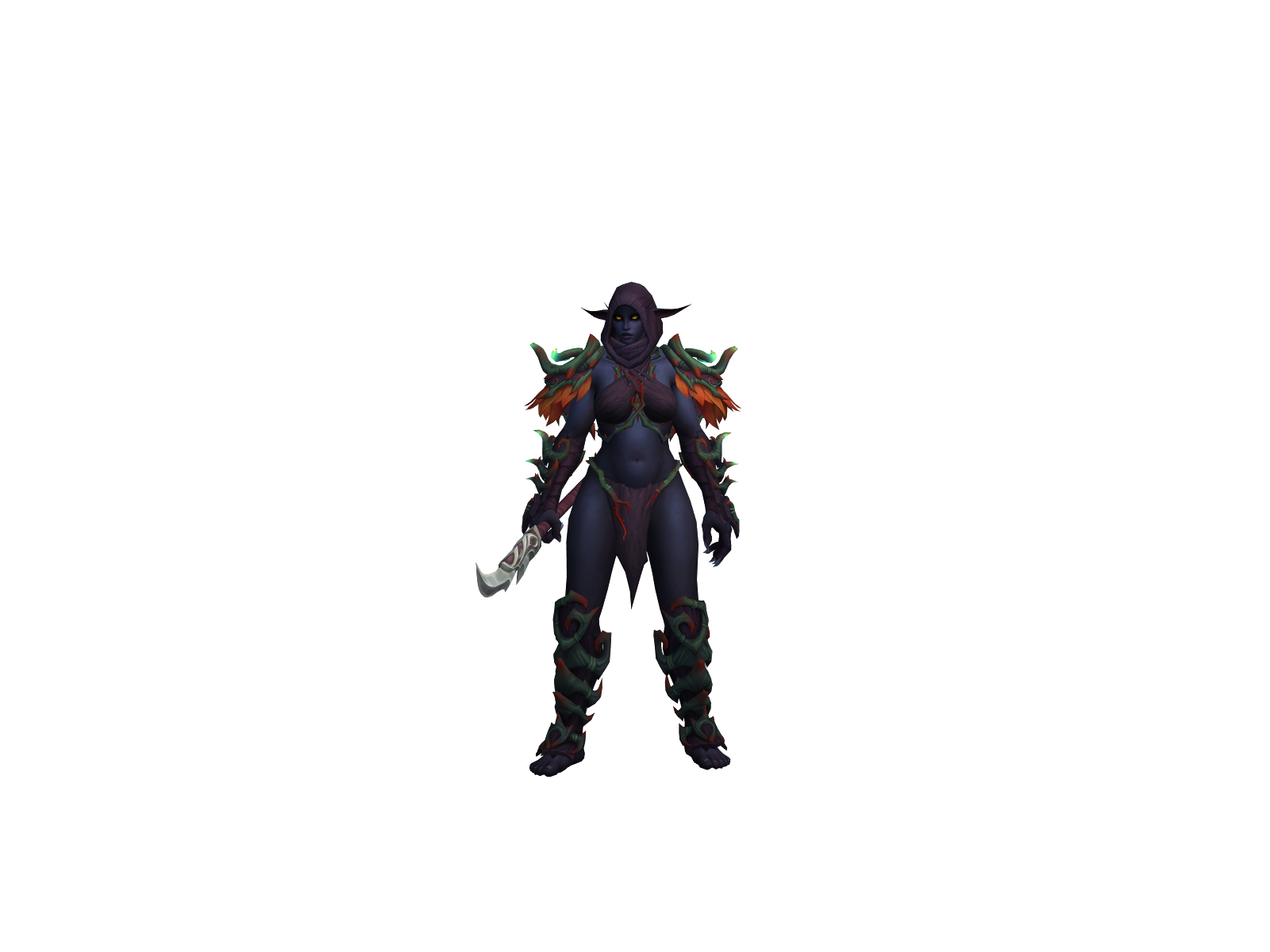 Сацуи 3D character render
