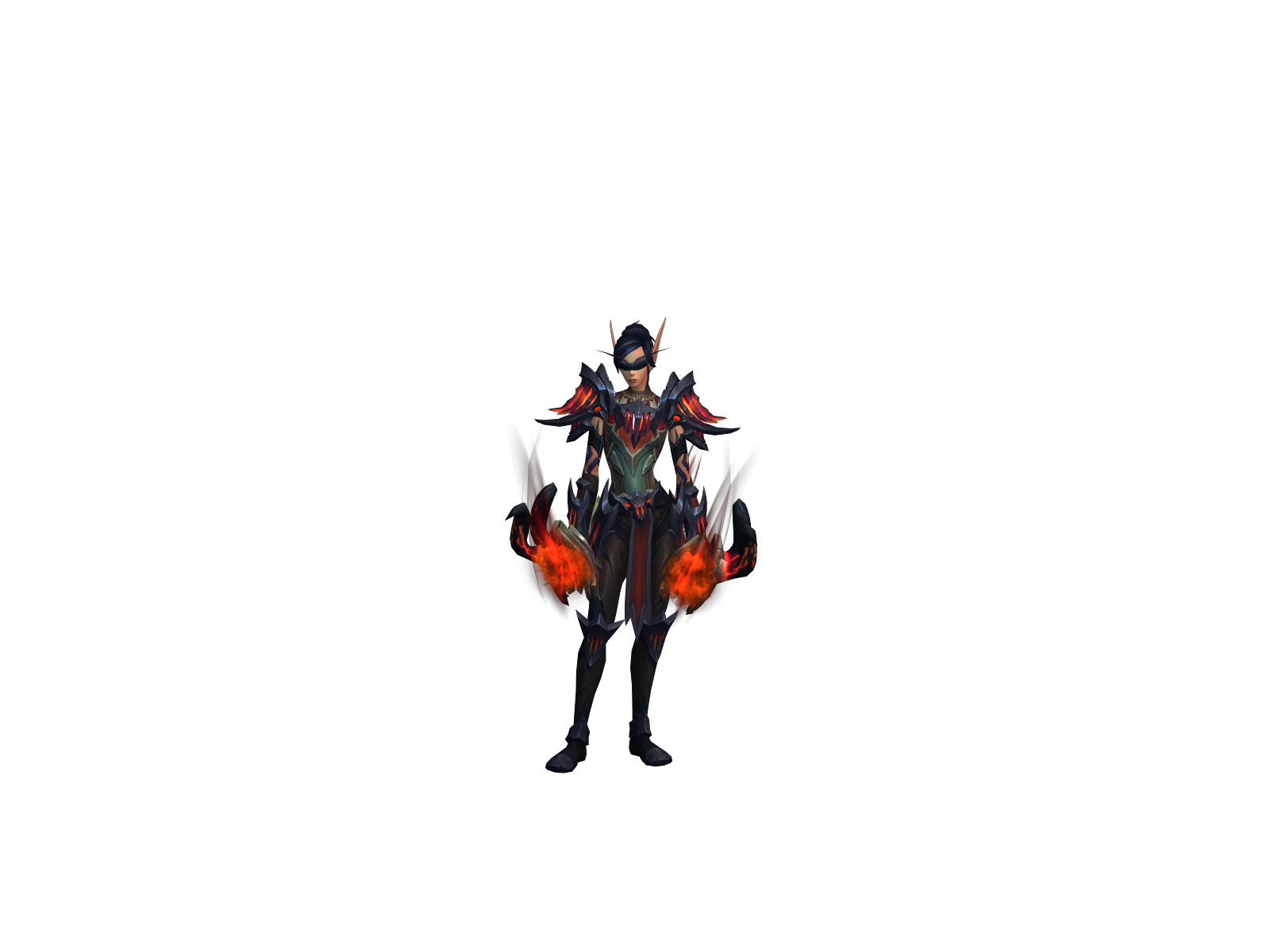 Анафеллия 3D character render