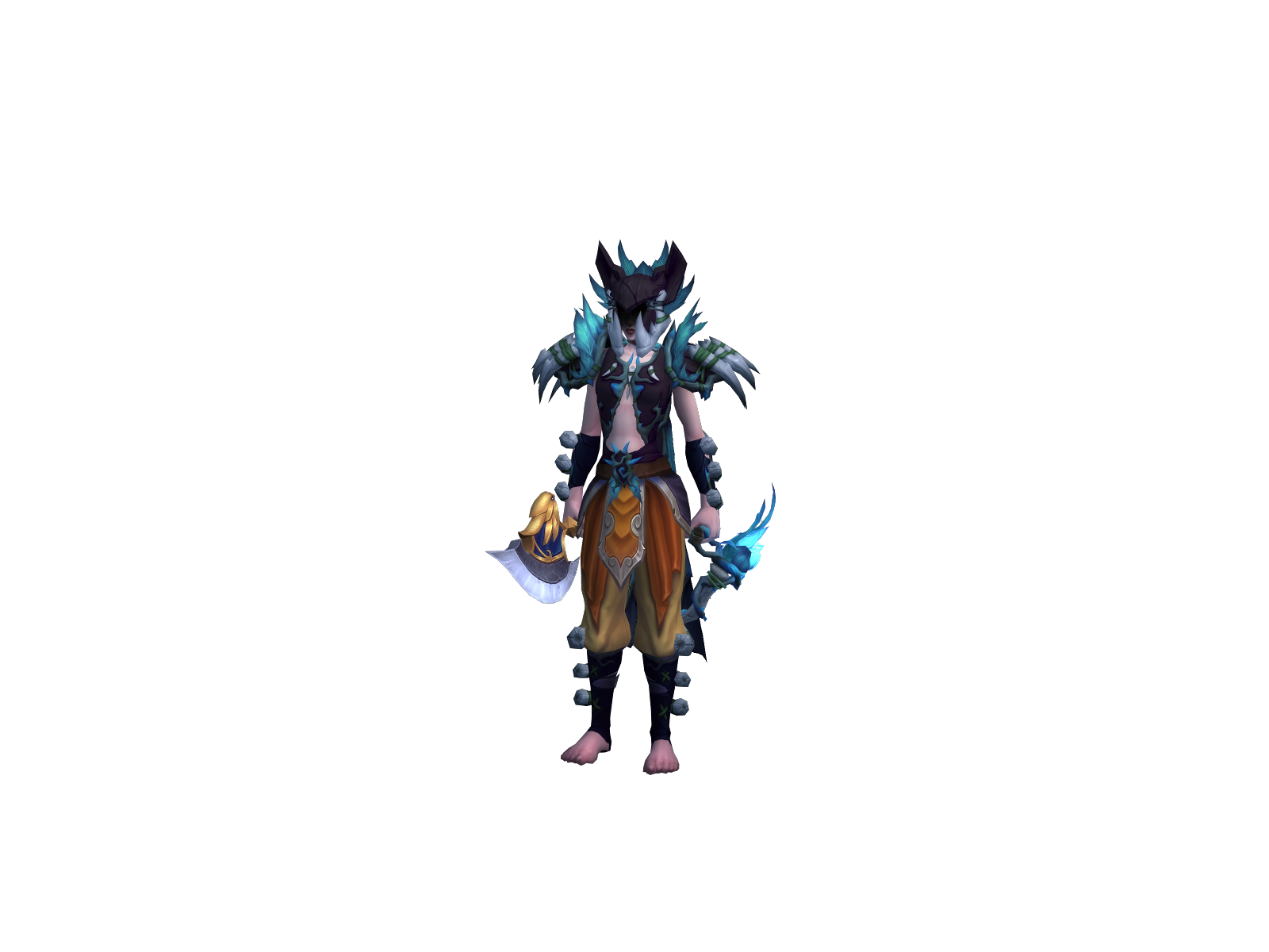 Дебилойдич 3D character render