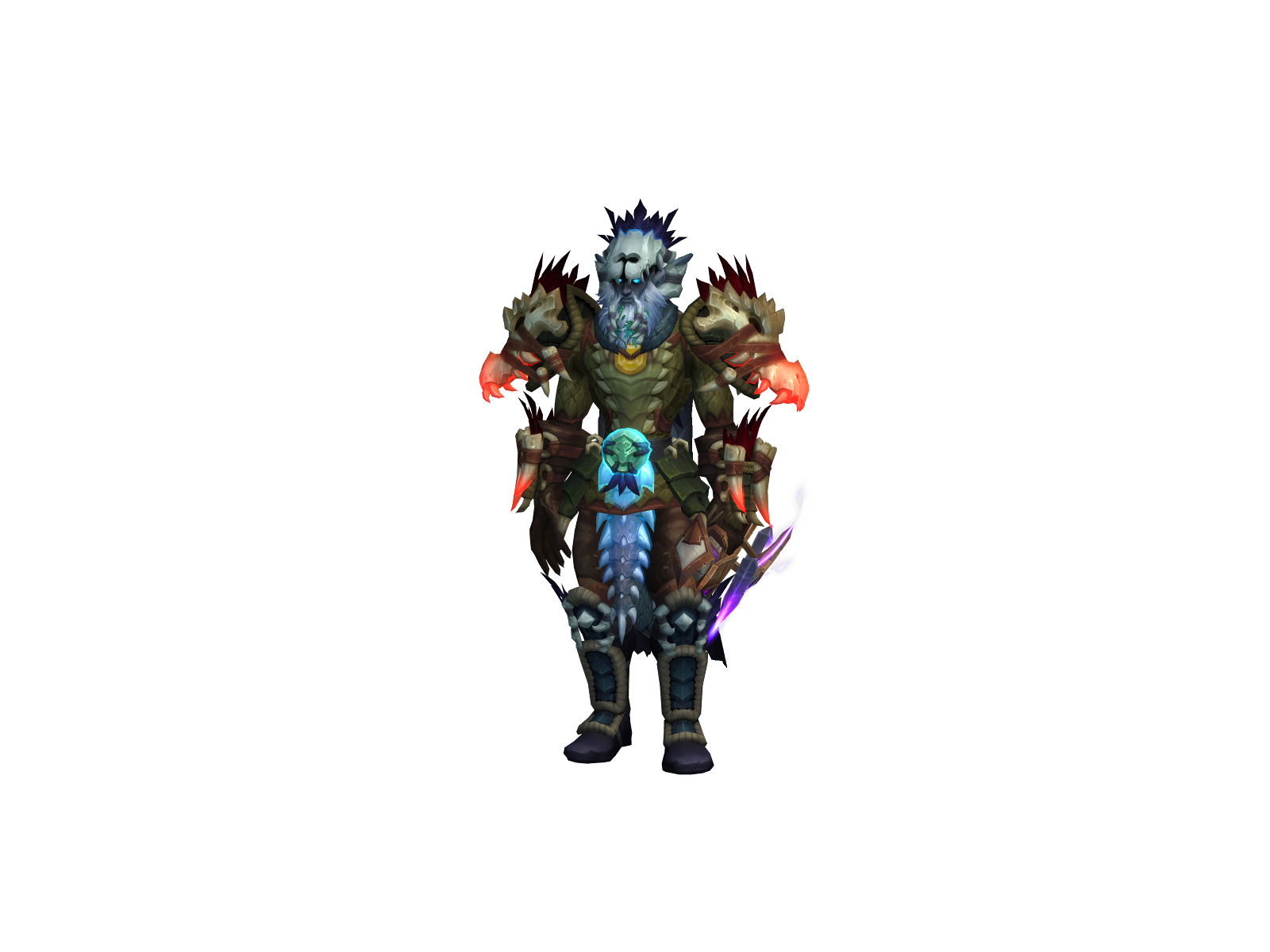 Достигатель 3D character render