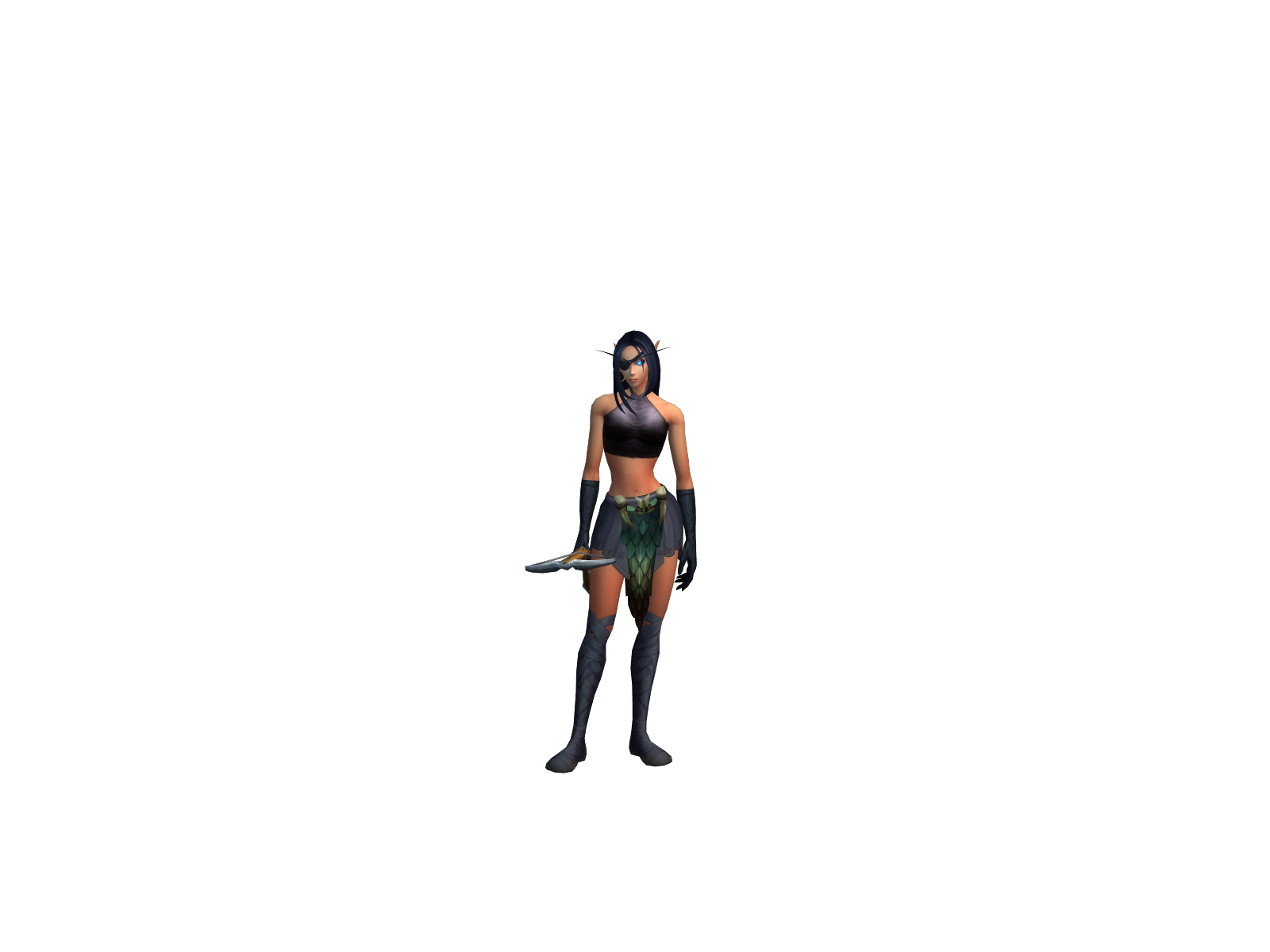 Юннатка 3D character render